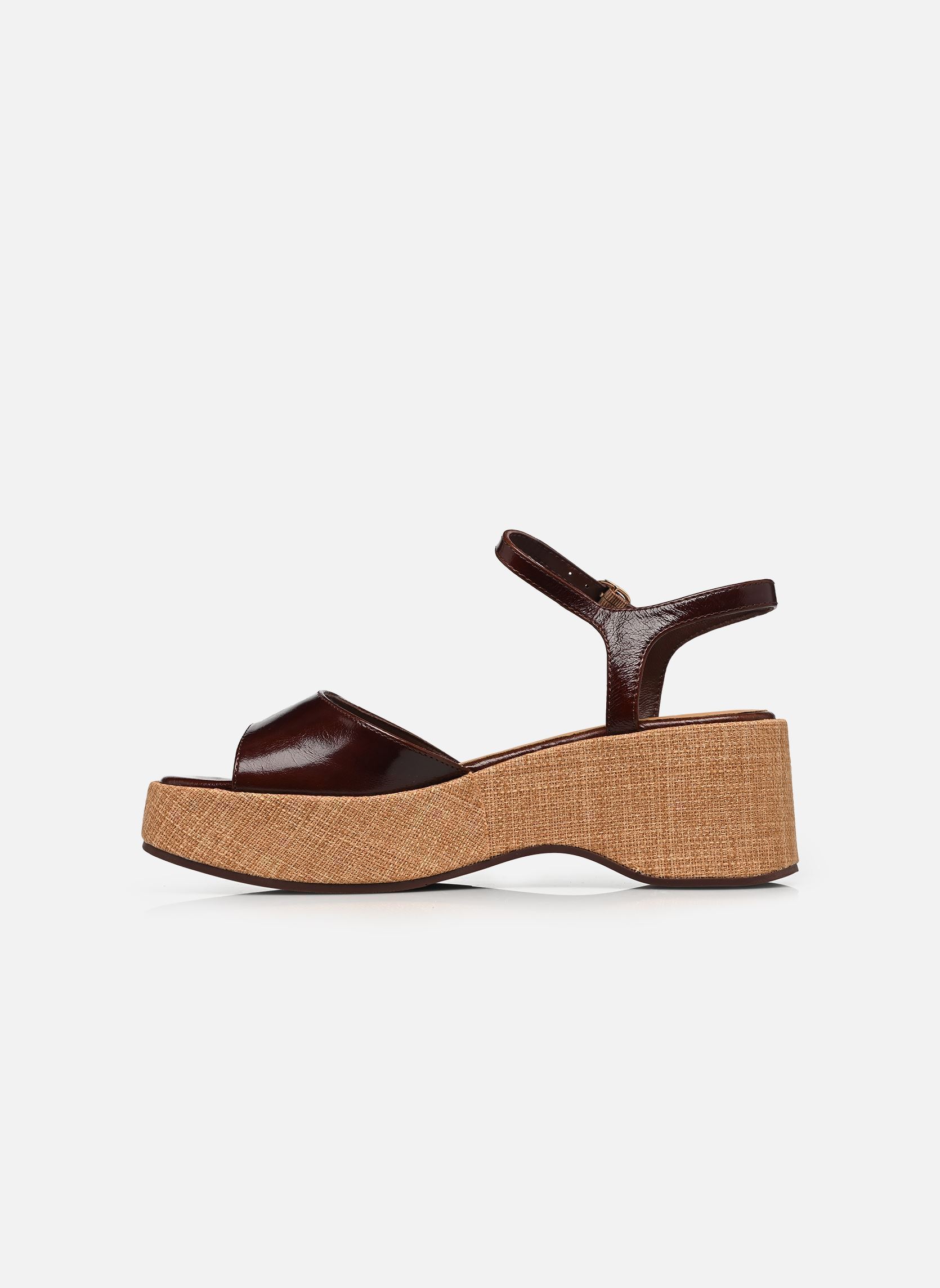 Sandales compensées et plateformes RIAD femme marron Bocage Sandales compensées et plateformes RIAD femme marron marron