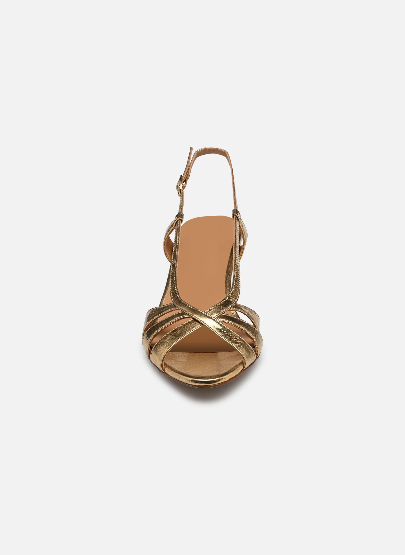 Sandales HERMIINE femme or et bronze Bocage Sandales HERMIINE femme or et bronze Or