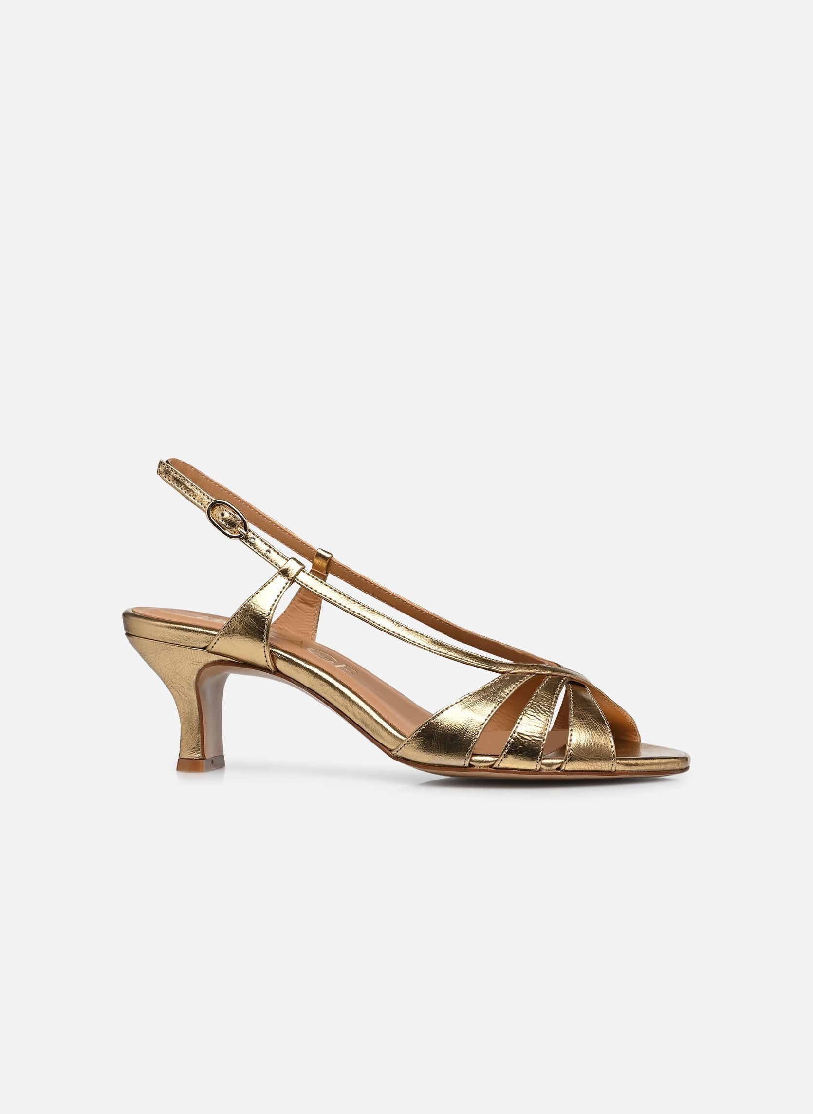 Sandales HERMIINE femme or et bronze Bocage Sandales HERMIINE femme or et bronze Or