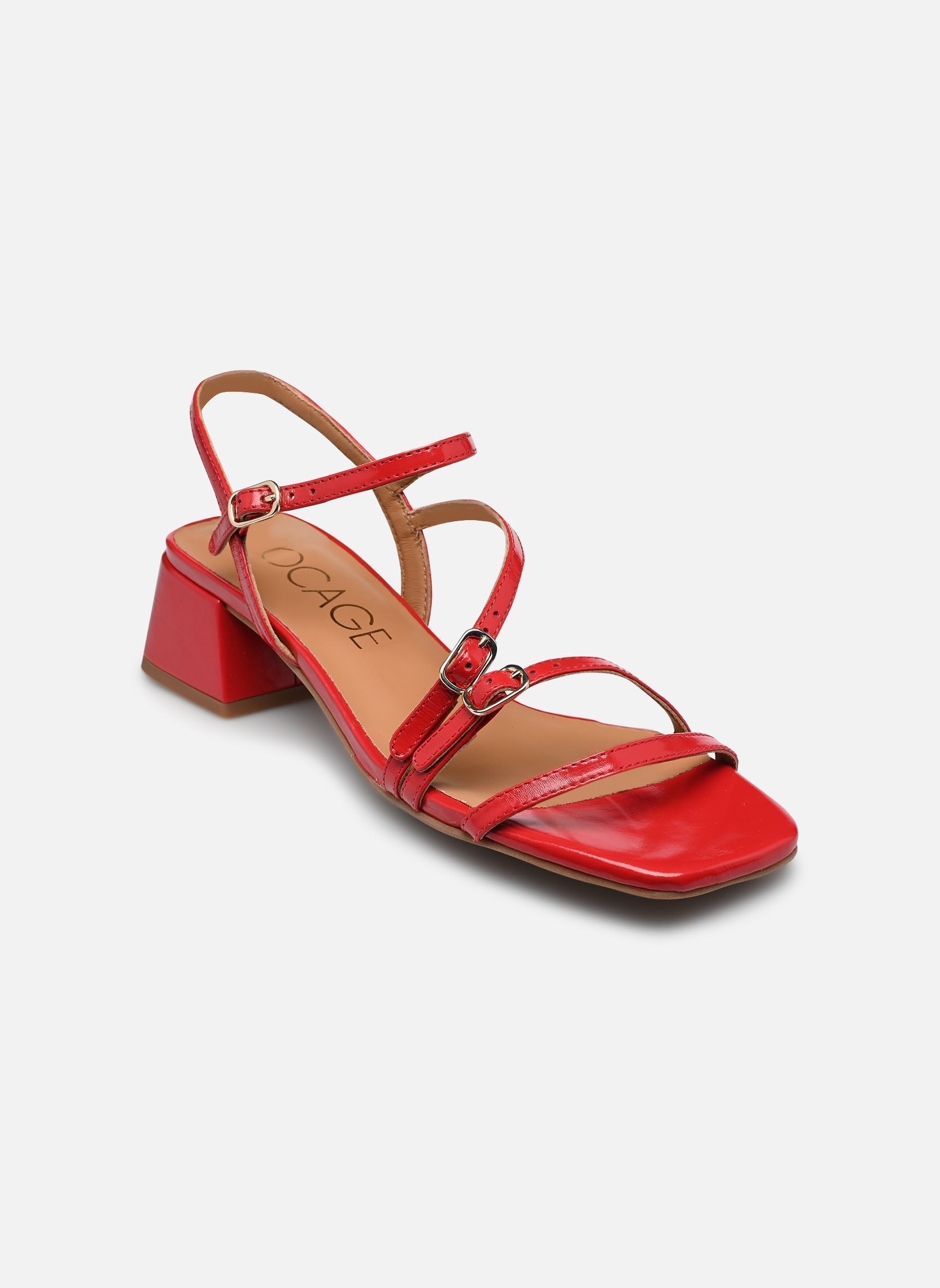 Sandalen HAZELLA damen rot Bocage Sandalen HAZELLA damen rot Rouge