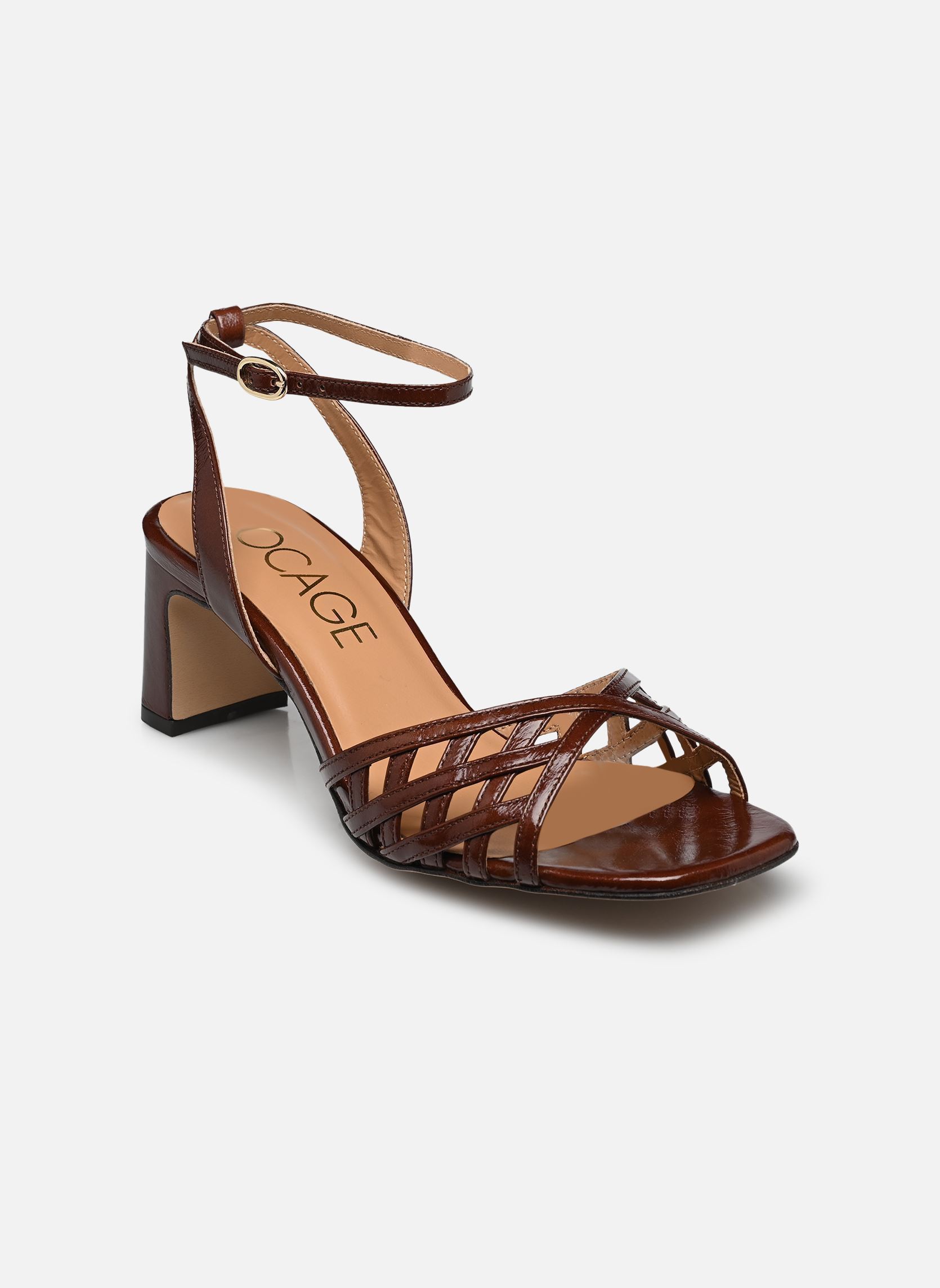 Sandales HANAE femme marron Bocage Sandales HANAE femme marron marron
