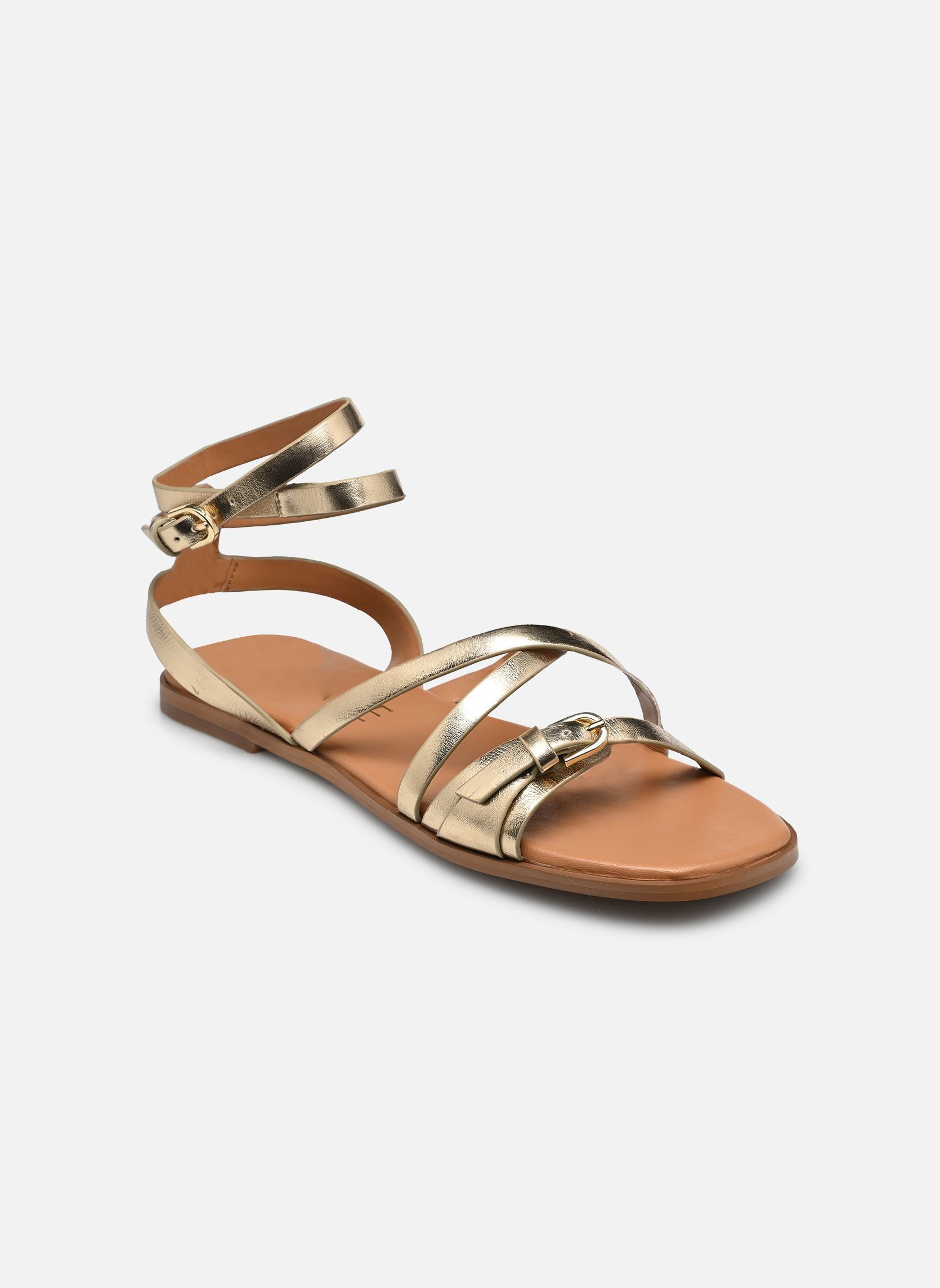 Sandales NOA femme or et bronze Bocage Sandales NOA femme or et bronze Or