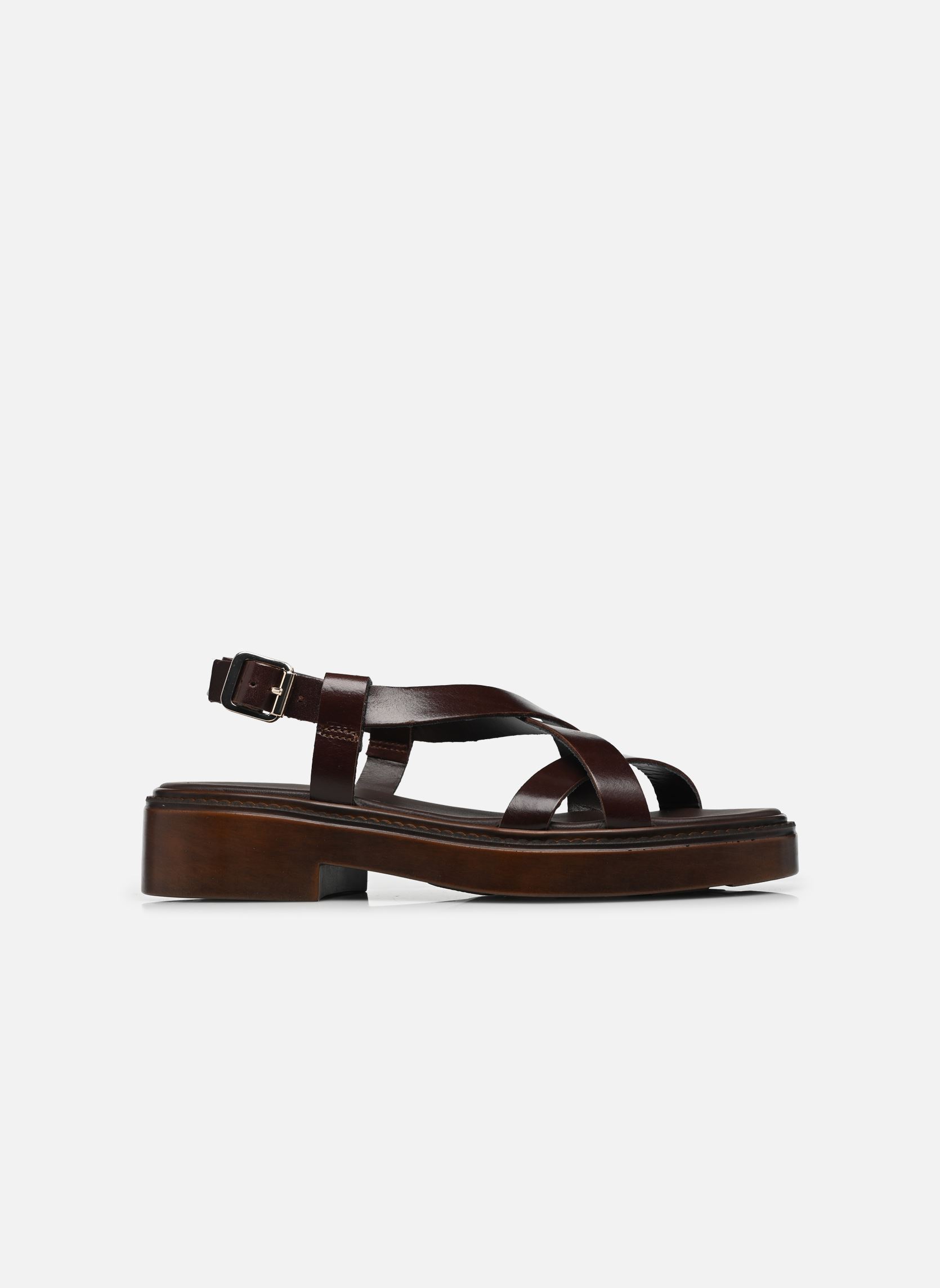 Keil- und Plateausandalen NOURIA damen braun Bocage Keil- und Plateausandalen NOURIA damen braun marron