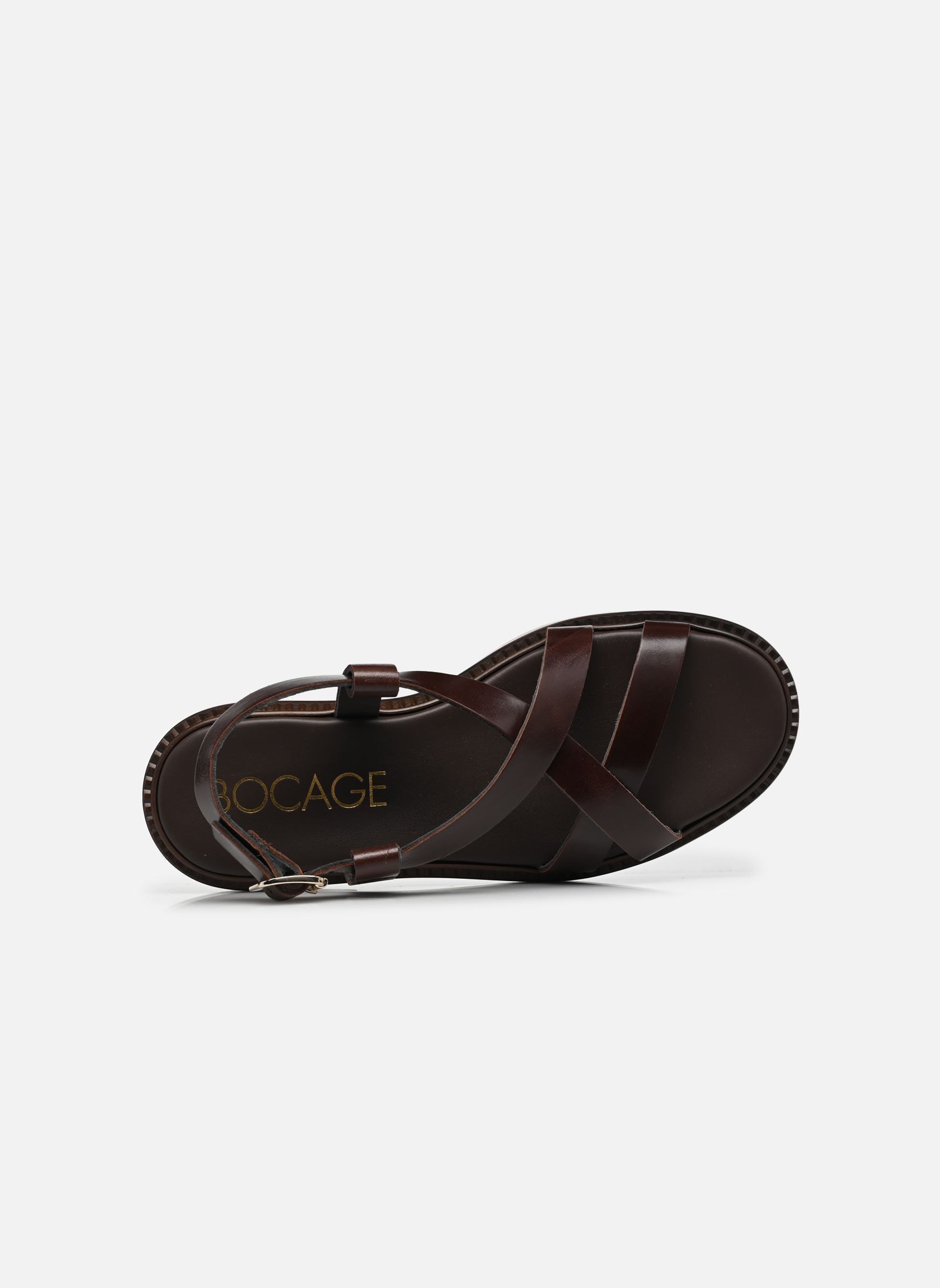Keil- und Plateausandalen NOURIA damen braun Bocage Keil- und Plateausandalen NOURIA damen braun marron
