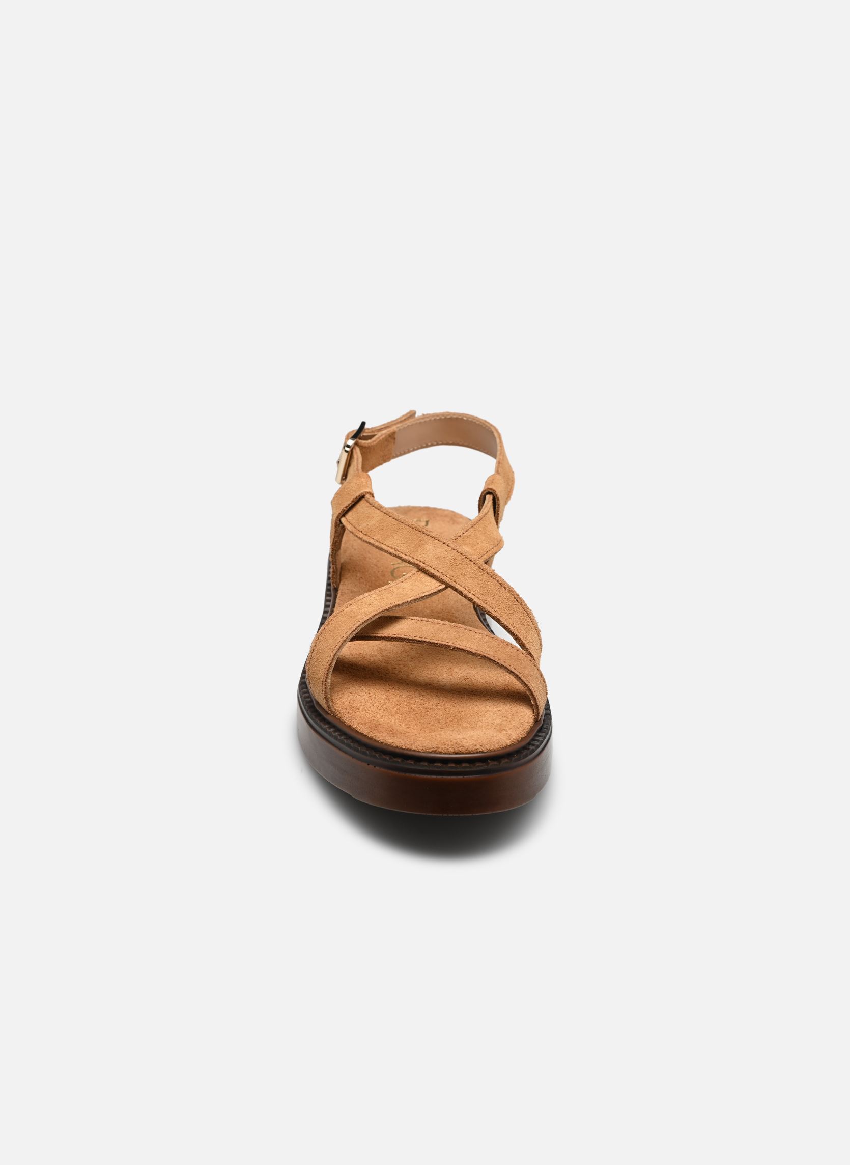 Keil- und Plateausandalen NOURIA damen braun Bocage Keil- und Plateausandalen NOURIA damen braun Camel