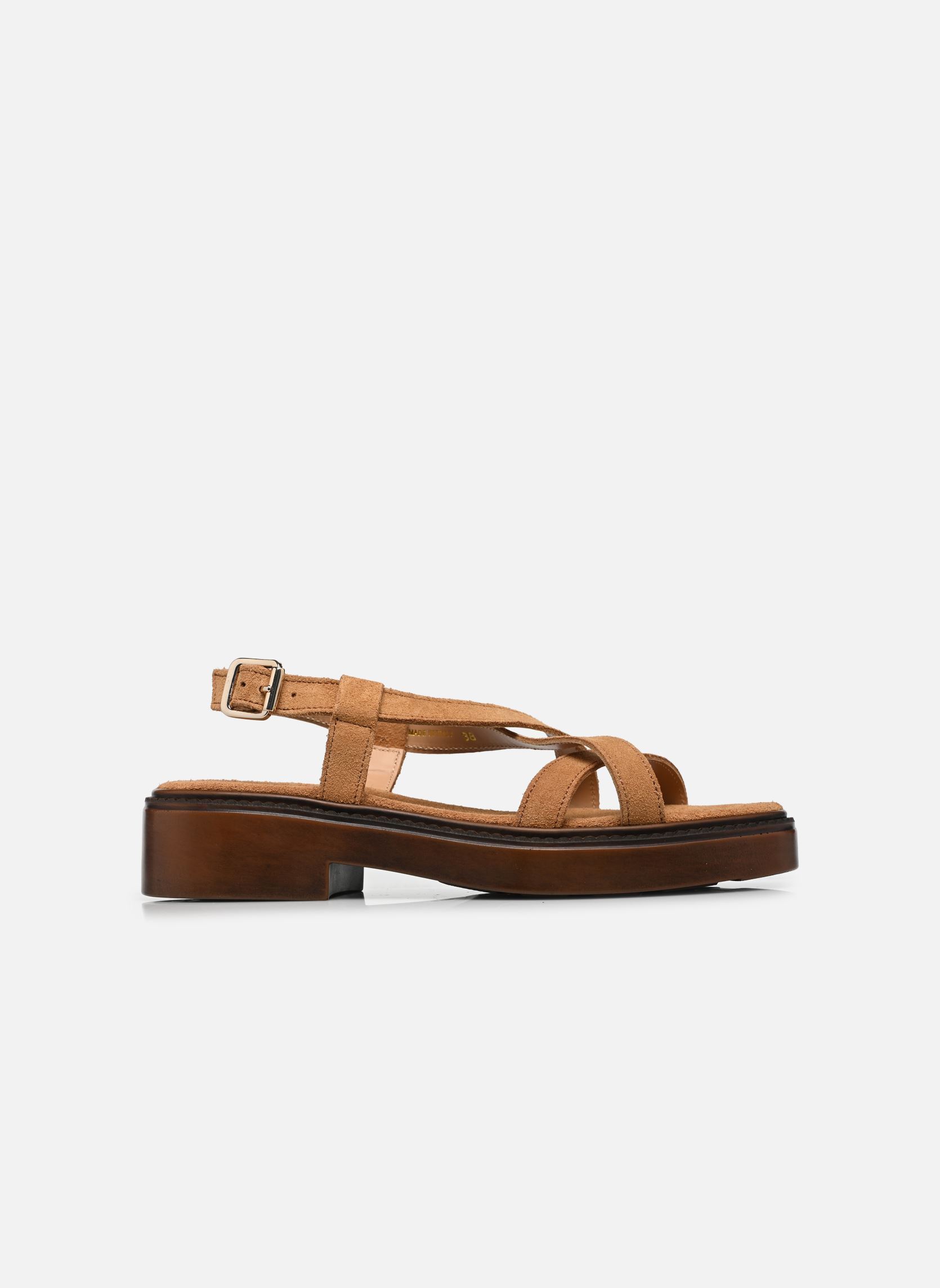 Keil- und Plateausandalen NOURIA damen braun Bocage Keil- und Plateausandalen NOURIA damen braun Camel