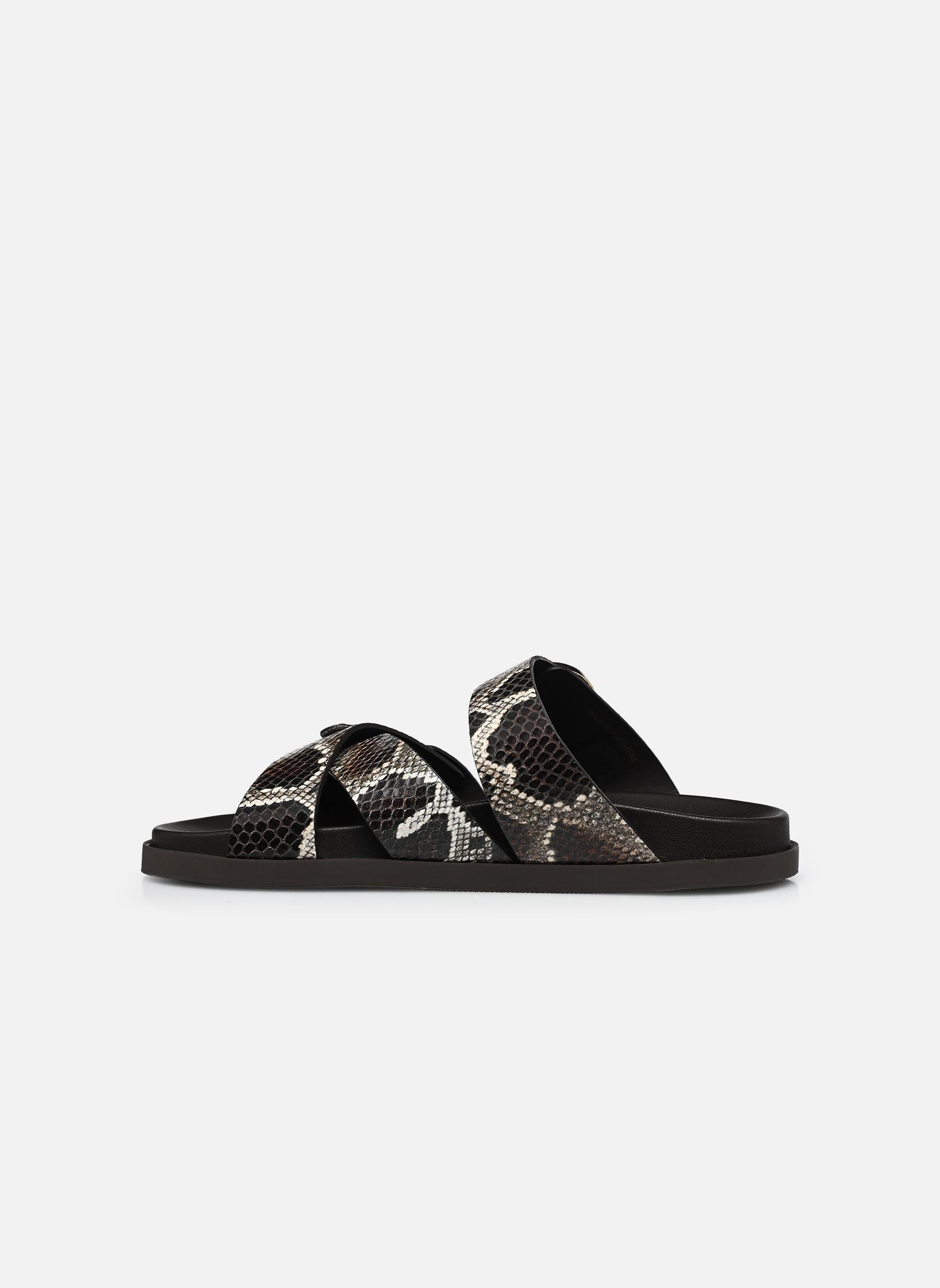 Pantoletten YARA damen braun Bocage Pantoletten YARA damen braun Python