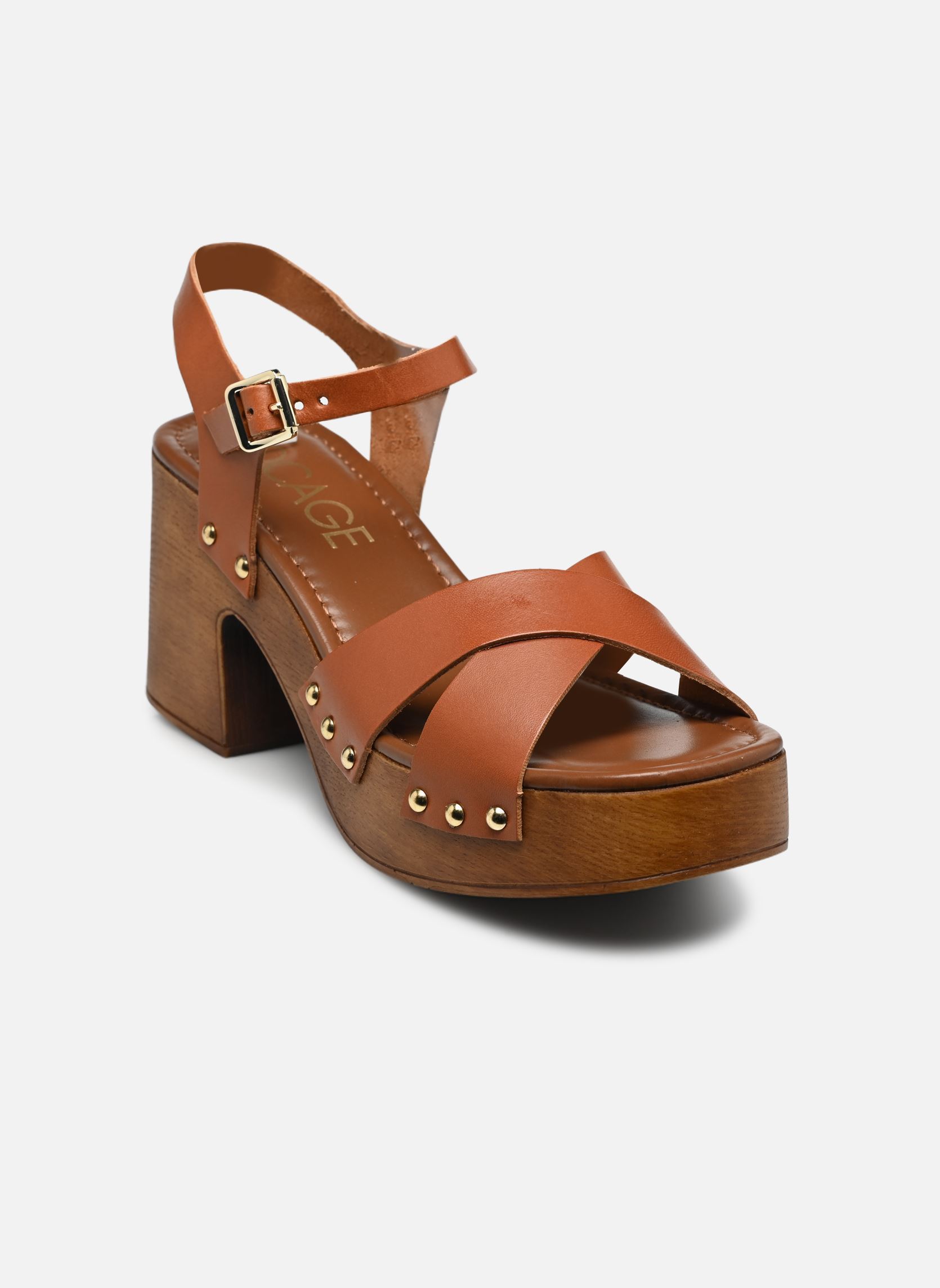 Sandales PROMISE femme marron Bocage Sandales PROMISE femme marron Camel
