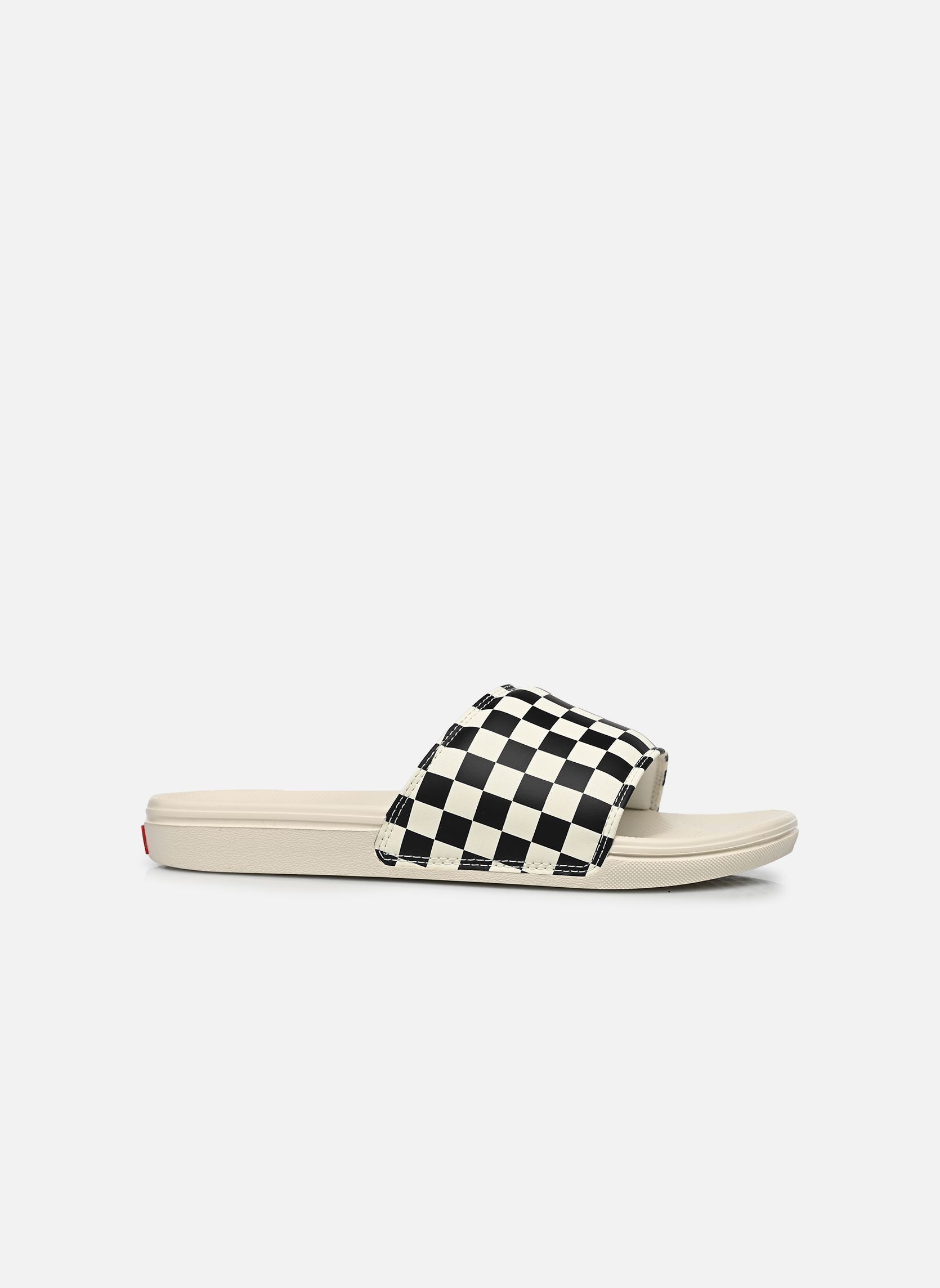 Strandsandalen La Costa Slide-On W dames zwart Vans Strandsandalen La Costa Slide-On W dames zwart (CHECKERBOARD) BLACK/MARS