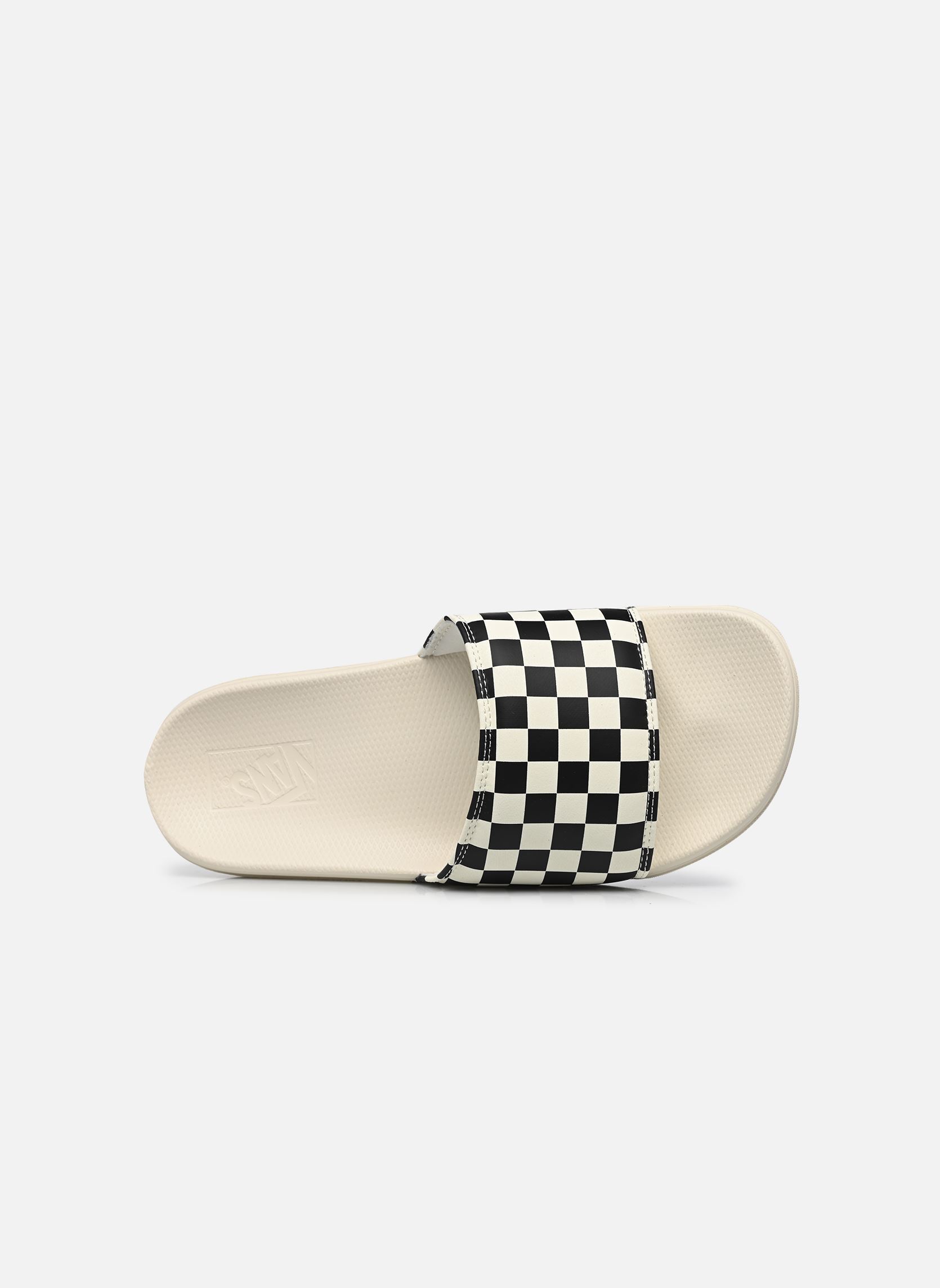 Strandsandalen La Costa Slide-On W dames zwart Vans Strandsandalen La Costa Slide-On W dames zwart (CHECKERBOARD) BLACK/MARS