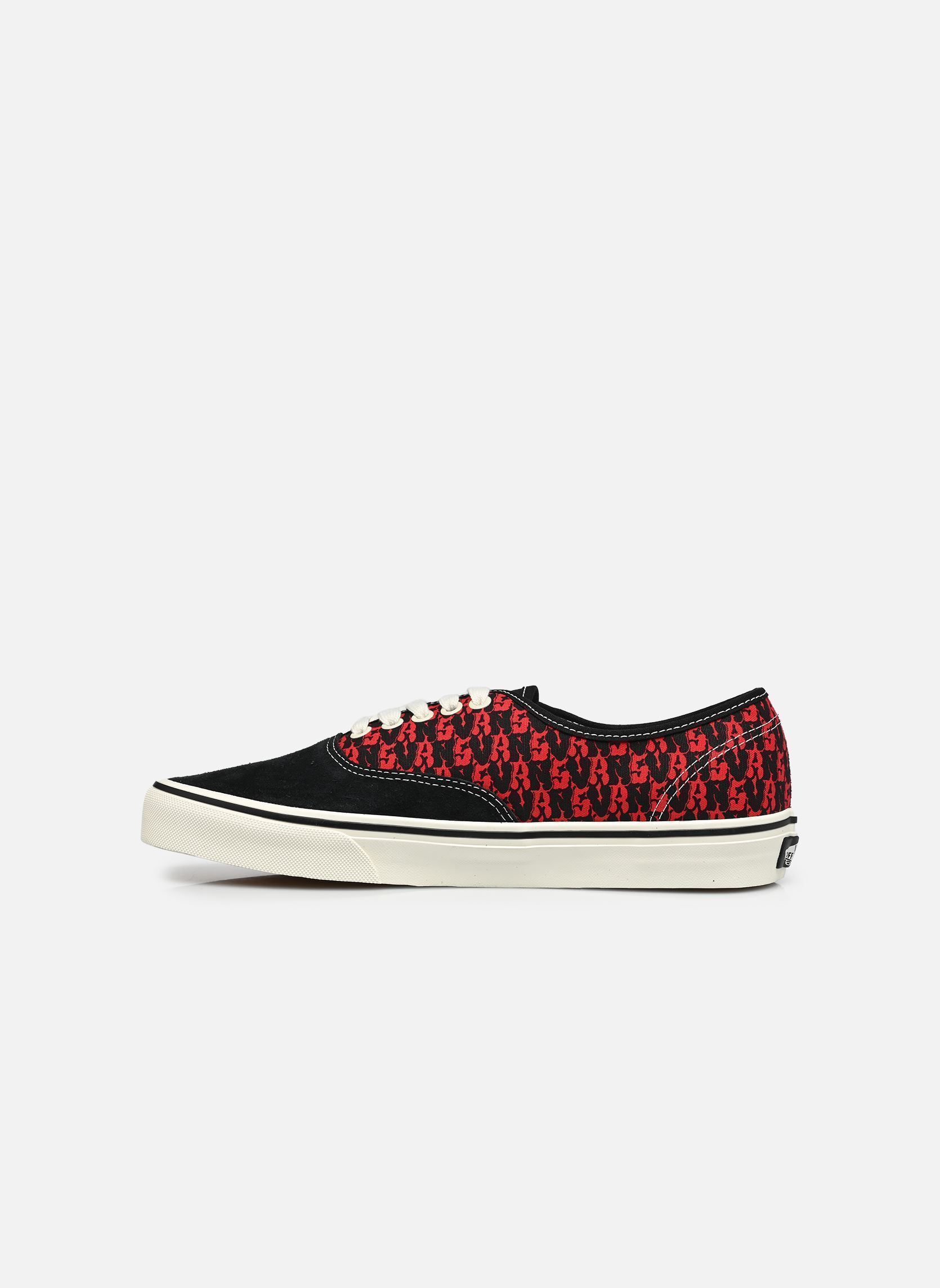 Print sneakers Authentic M heren zwart Vans Print sneakers Authentic M heren zwart BLACK/RACING RED