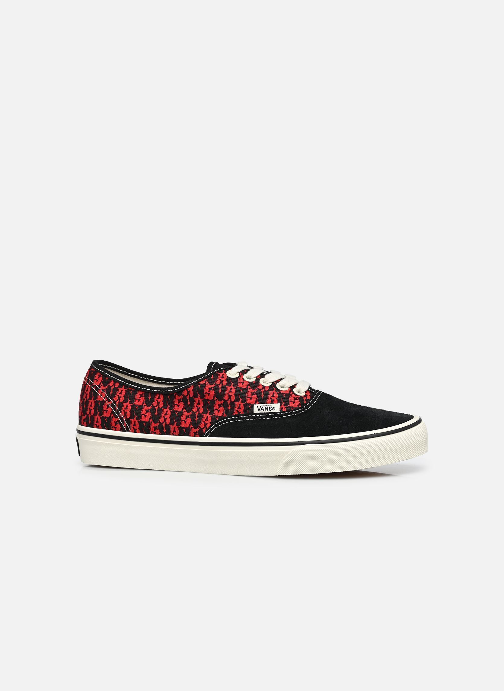 Print sneakers Authentic M heren zwart Vans Print sneakers Authentic M heren zwart BLACK/RACING RED