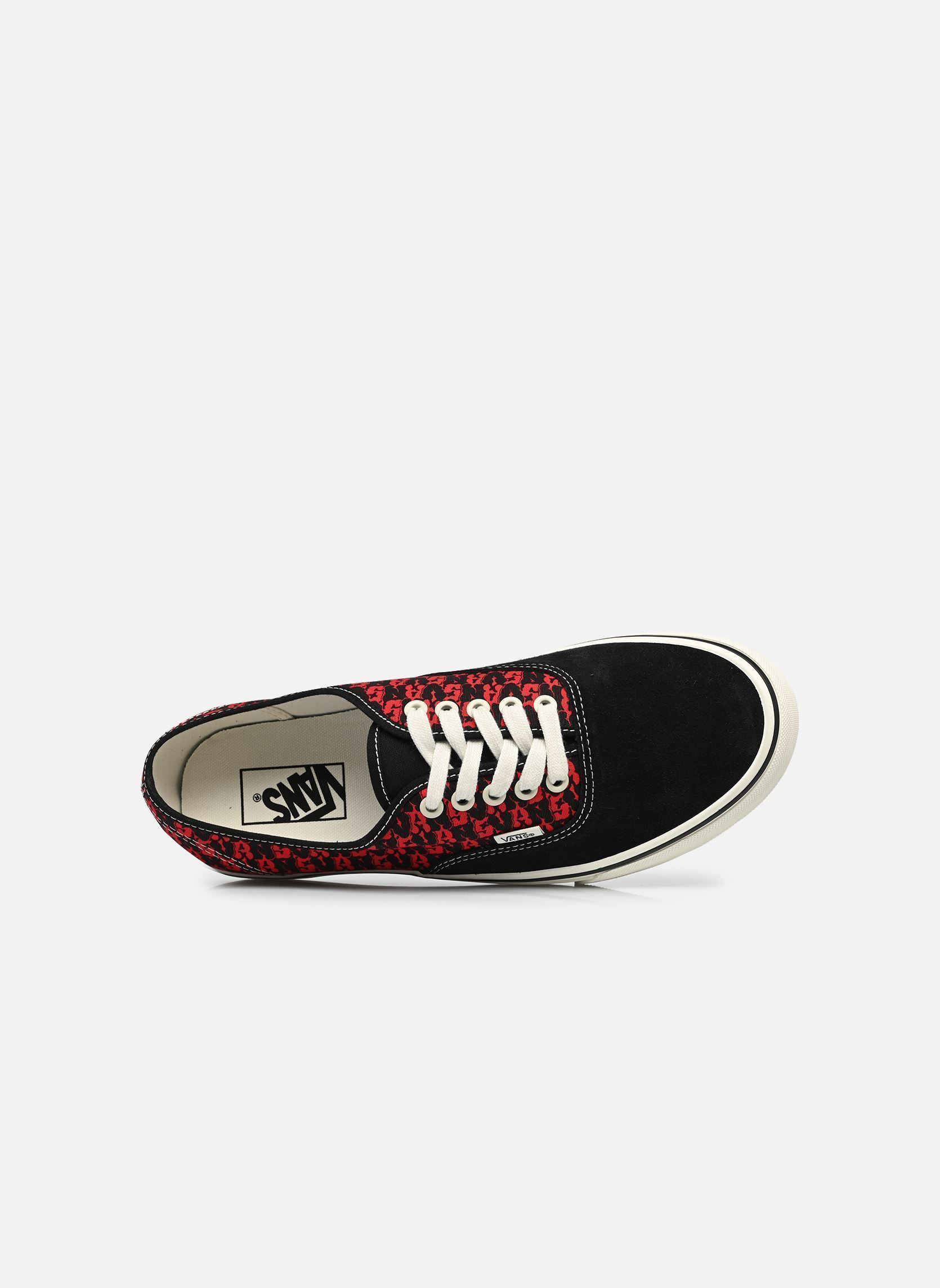 Print sneakers Authentic M heren zwart Vans Print sneakers Authentic M heren zwart BLACK/RACING RED