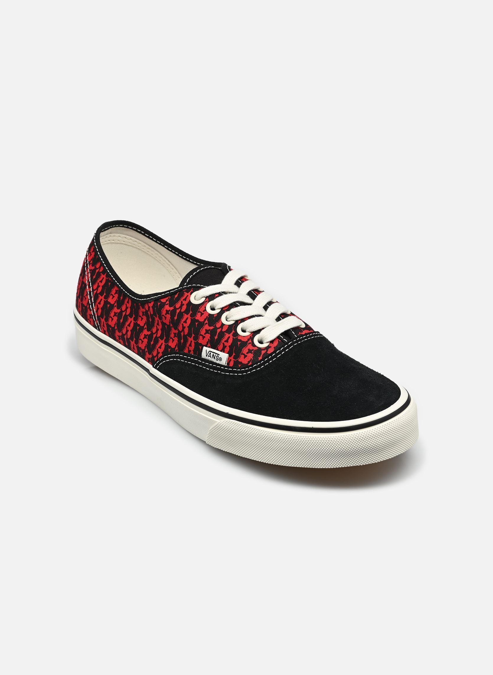 Print sneakers Authentic M heren zwart Vans Print sneakers Authentic M heren zwart BLACK/RACING RED