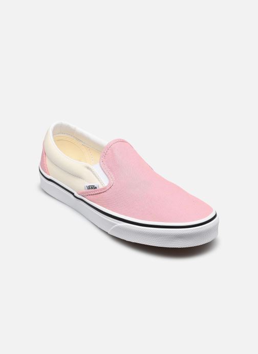 Vans Baskets toile Classic Slip-On POP femme rose