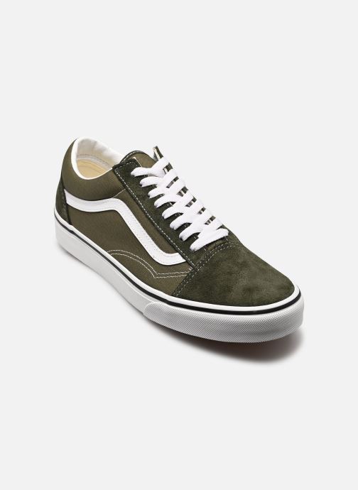 Vans Leinen-Sneaker Old Skool 2TNE herren grün