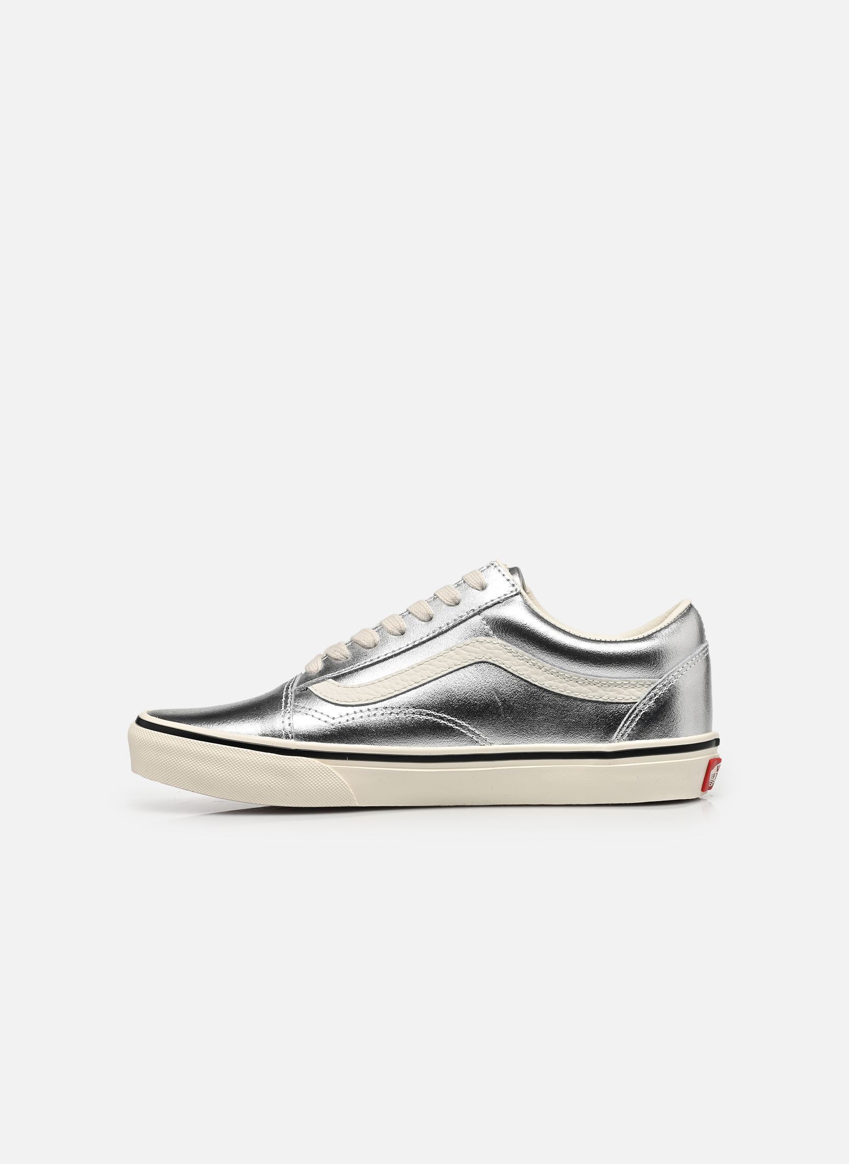 Baskets toile Old Skool LTHR femme argent Vans Baskets toile Old Skool LTHR femme argent METALLIC SILVER