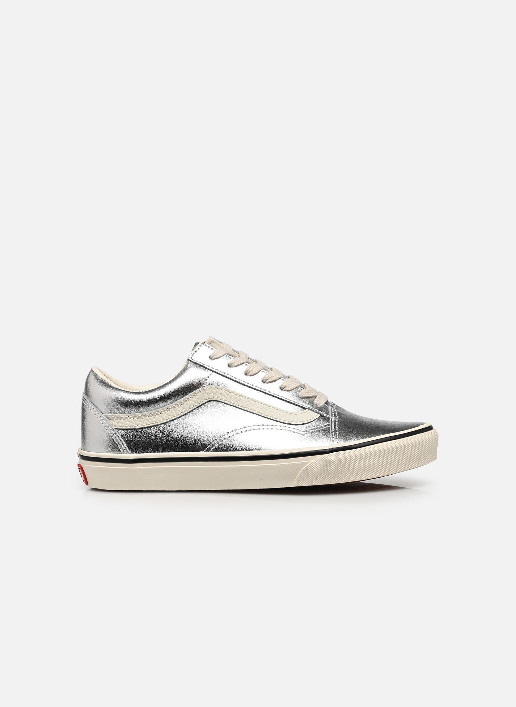 Baskets toile Old Skool LTHR femme argent Vans Baskets toile Old Skool LTHR femme argent METALLIC SILVER