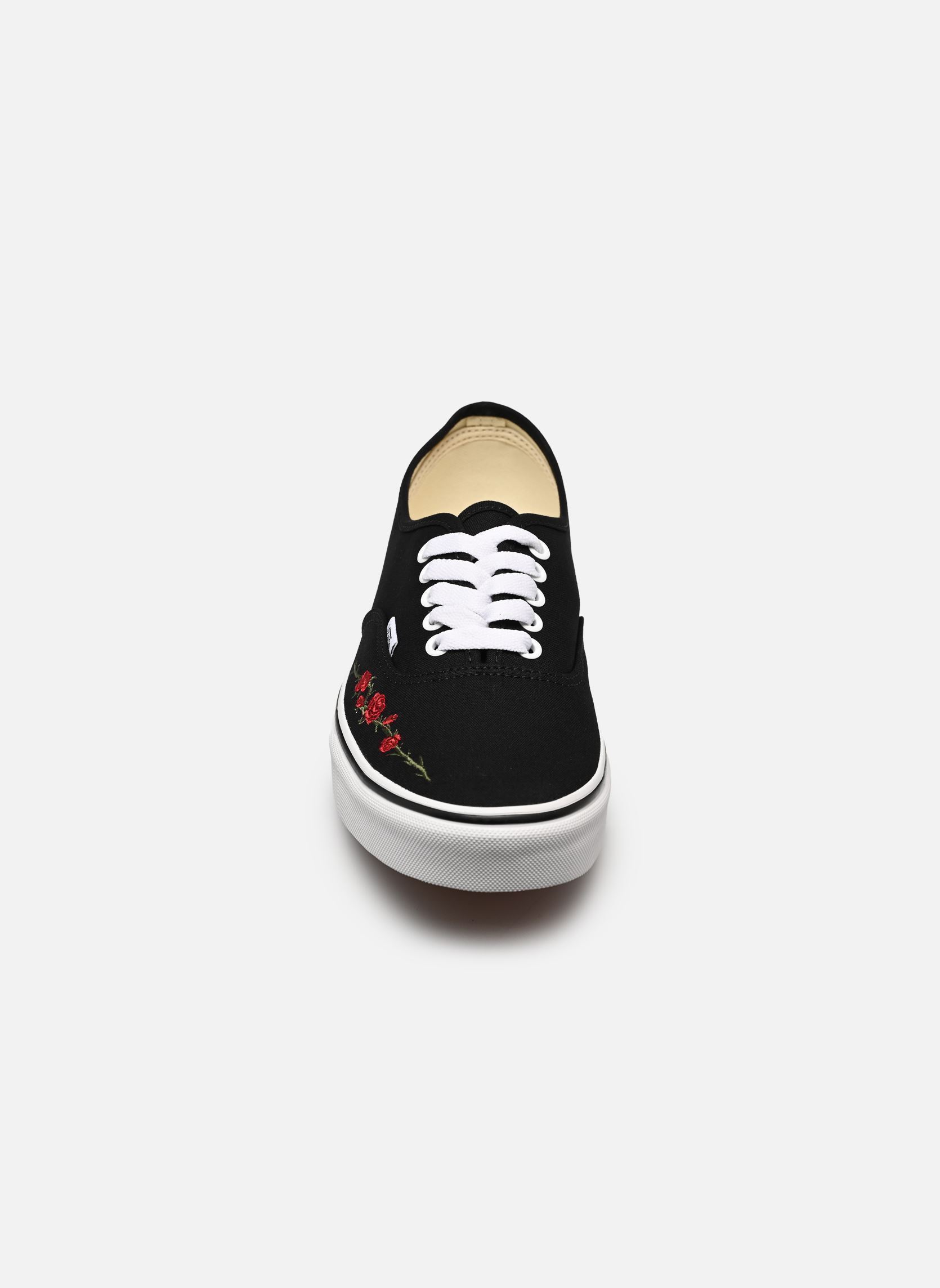 Baskets toile Authentic noir Vans Baskets toile Authentic noir BLACK/RED