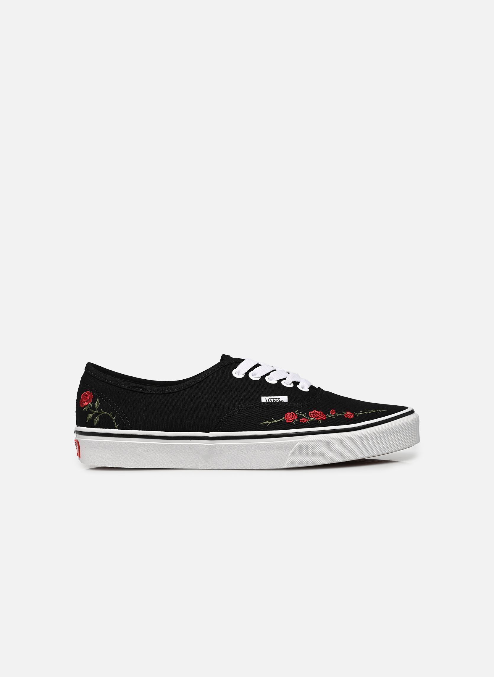 Baskets toile Authentic noir Vans Baskets toile Authentic noir BLACK/RED