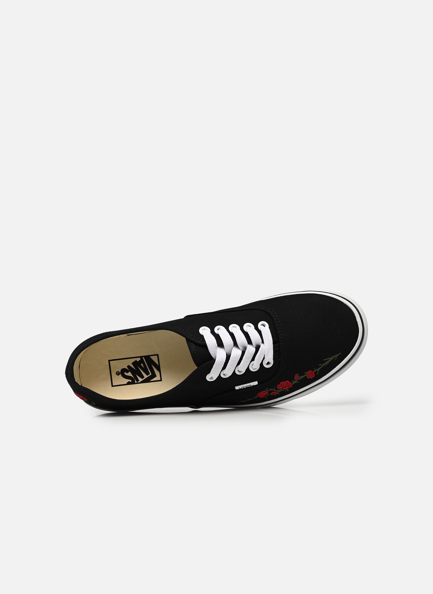 Baskets toile Authentic noir Vans Baskets toile Authentic noir BLACK/RED