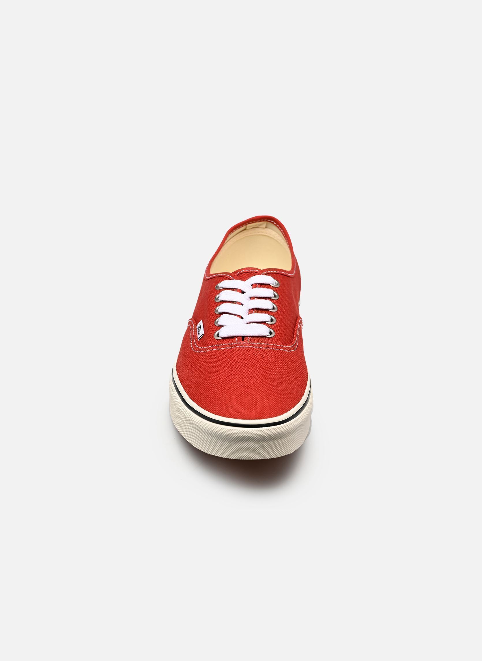 Baskets toile Authentic rouge Vans Baskets toile Authentic rouge POPPY EMBER RED