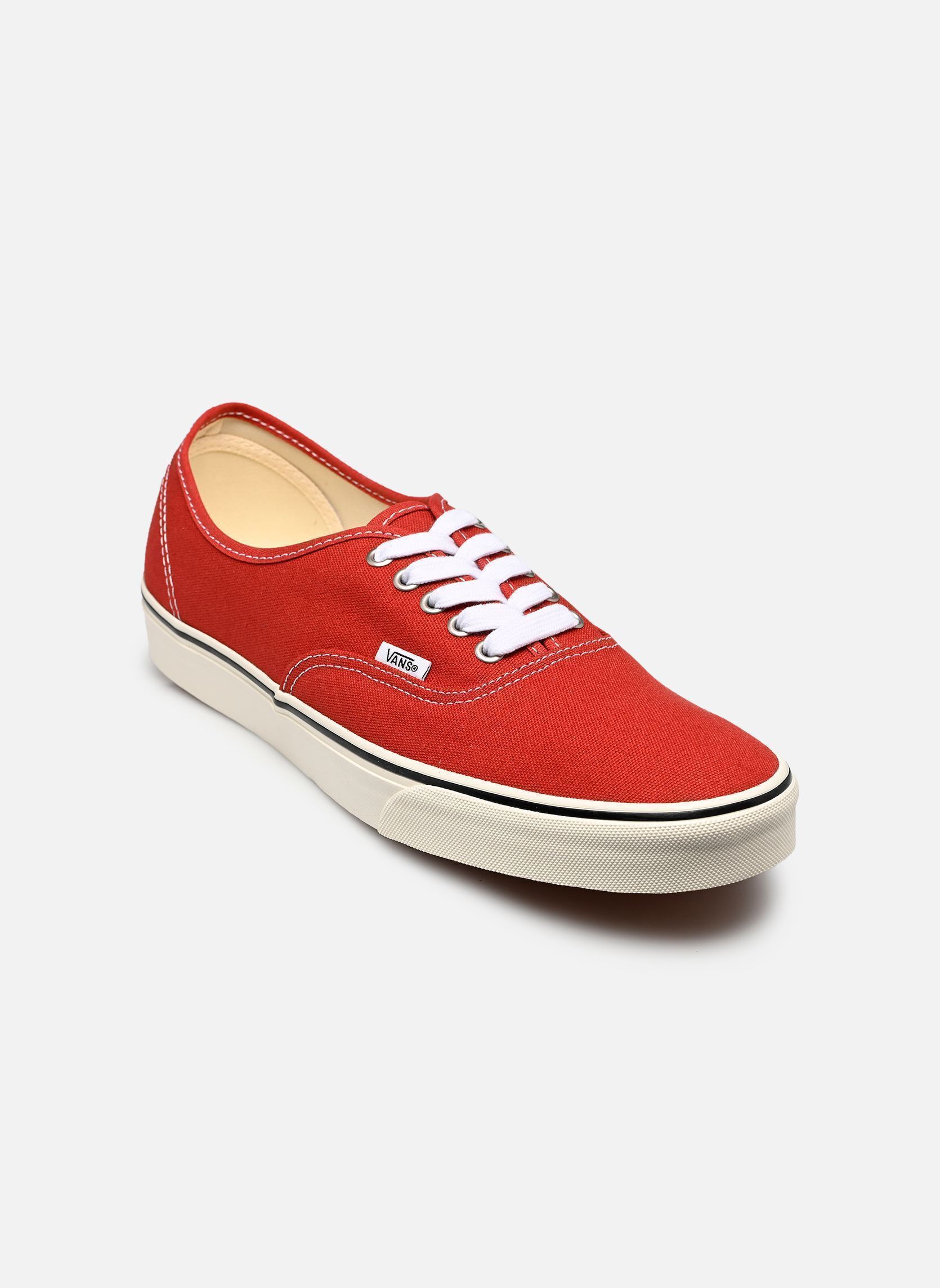 Baskets toile Authentic rouge Vans Baskets toile Authentic rouge POPPY EMBER RED