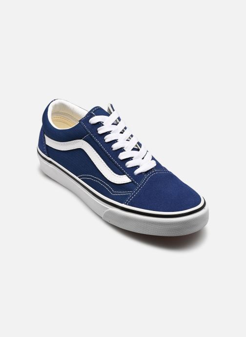 Vans Baskets toile Old Skool W femme bleu