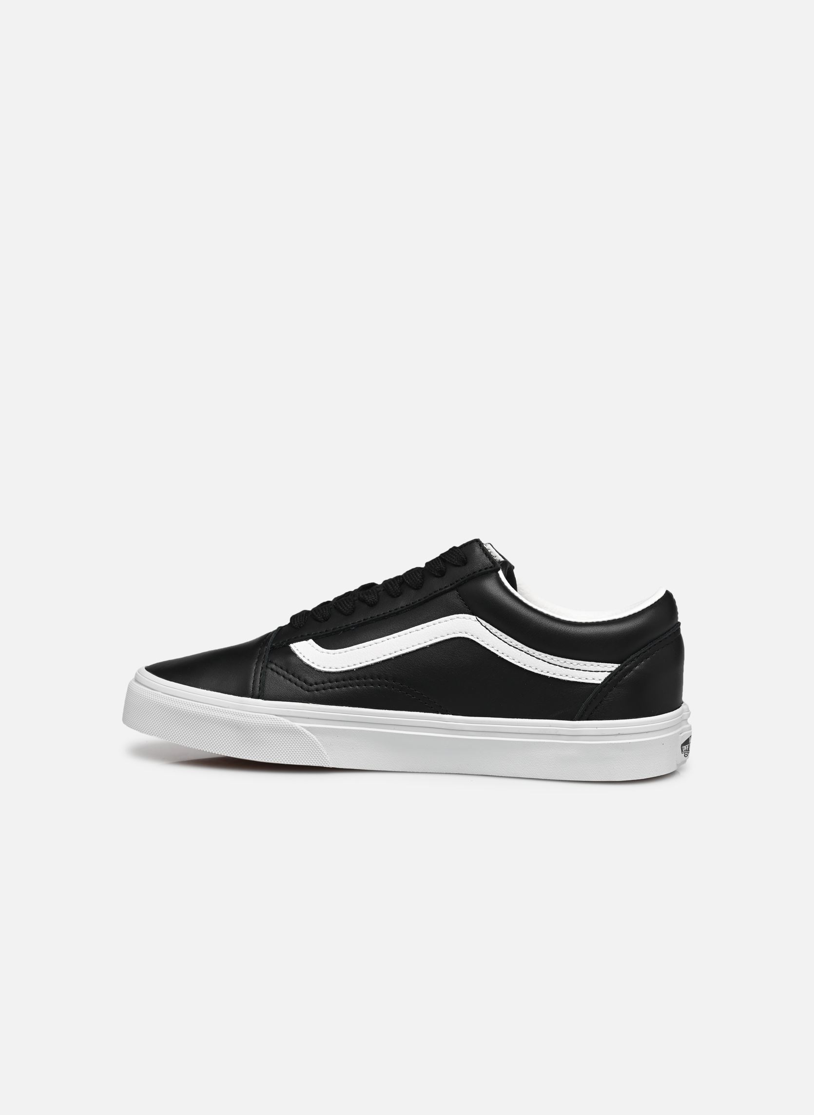 Baskets toile Old Skool LTHR W femme noir Vans Baskets toile Old Skool LTHR W femme noir BLACK/TRUE WHITE
