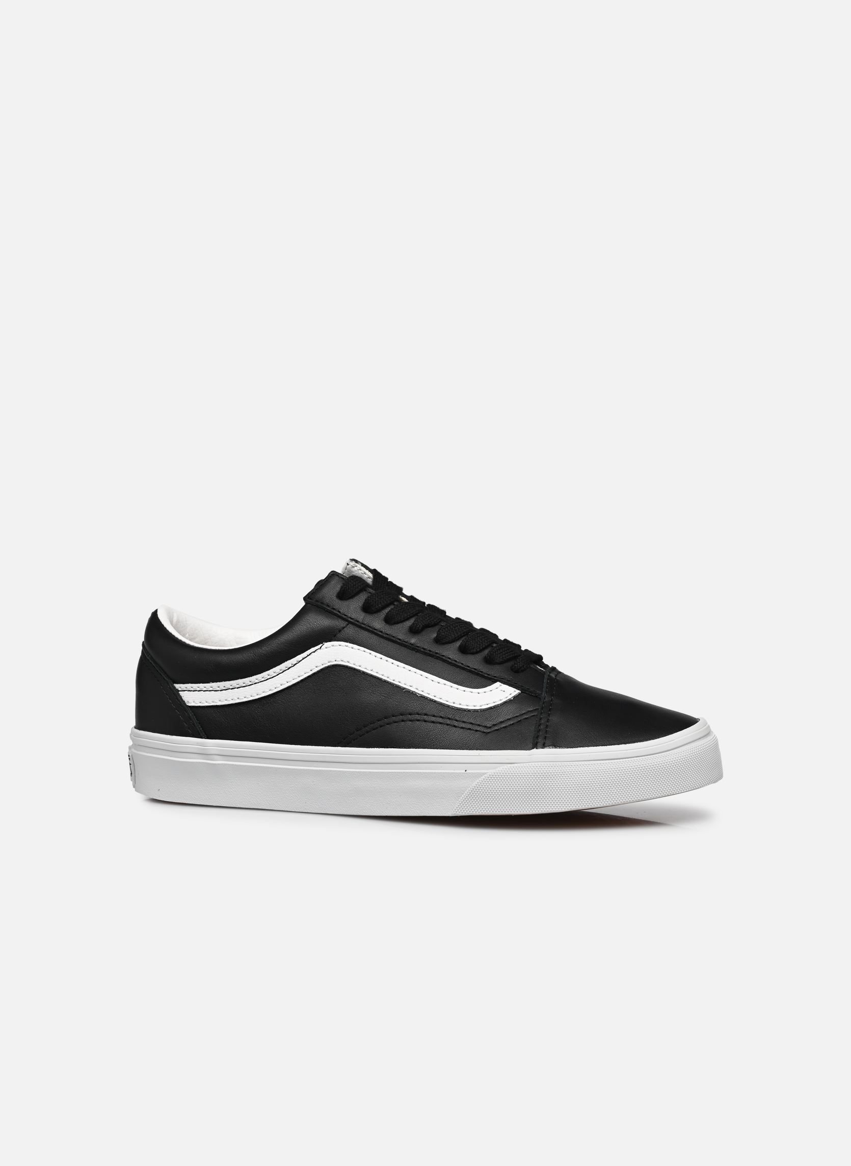 Baskets toile Old Skool LTHR W femme noir Vans Baskets toile Old Skool LTHR W femme noir BLACK/TRUE WHITE