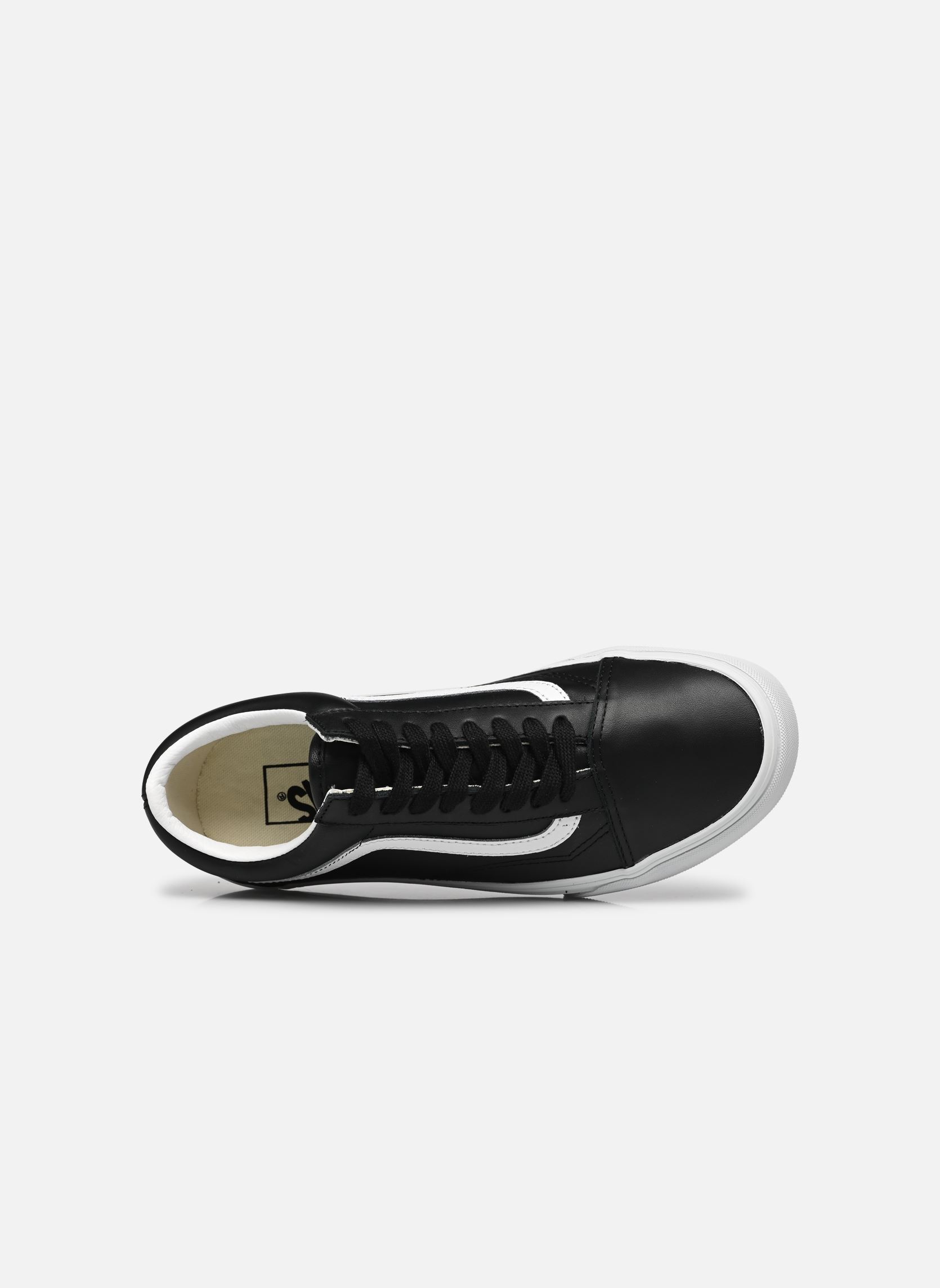 Baskets toile Old Skool LTHR W femme noir Vans Baskets toile Old Skool LTHR W femme noir BLACK/TRUE WHITE