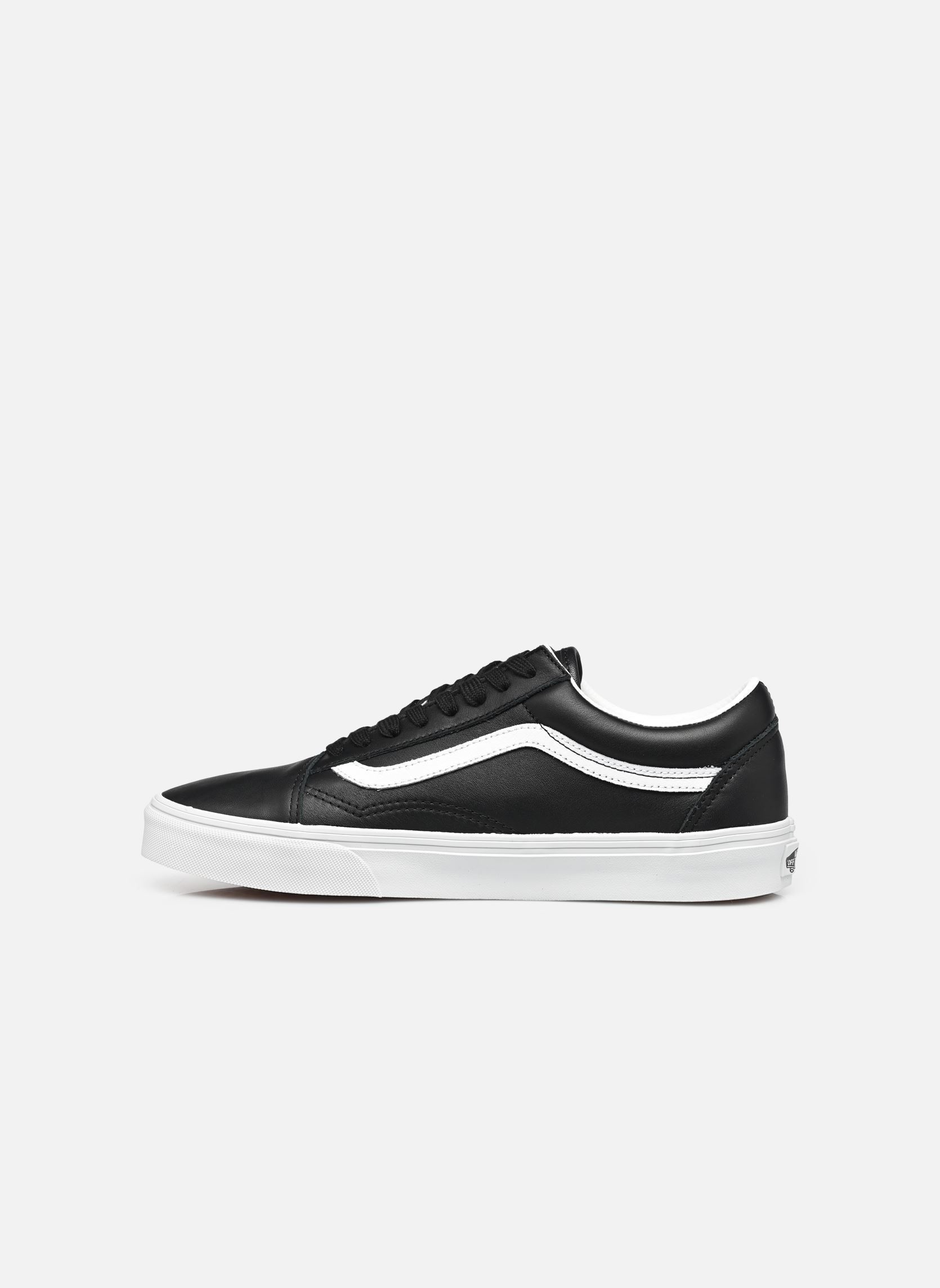 Baskets toile Old Skool LTHR M homme noir Vans Baskets toile Old Skool LTHR M homme noir BLACK/TRUE WHITE