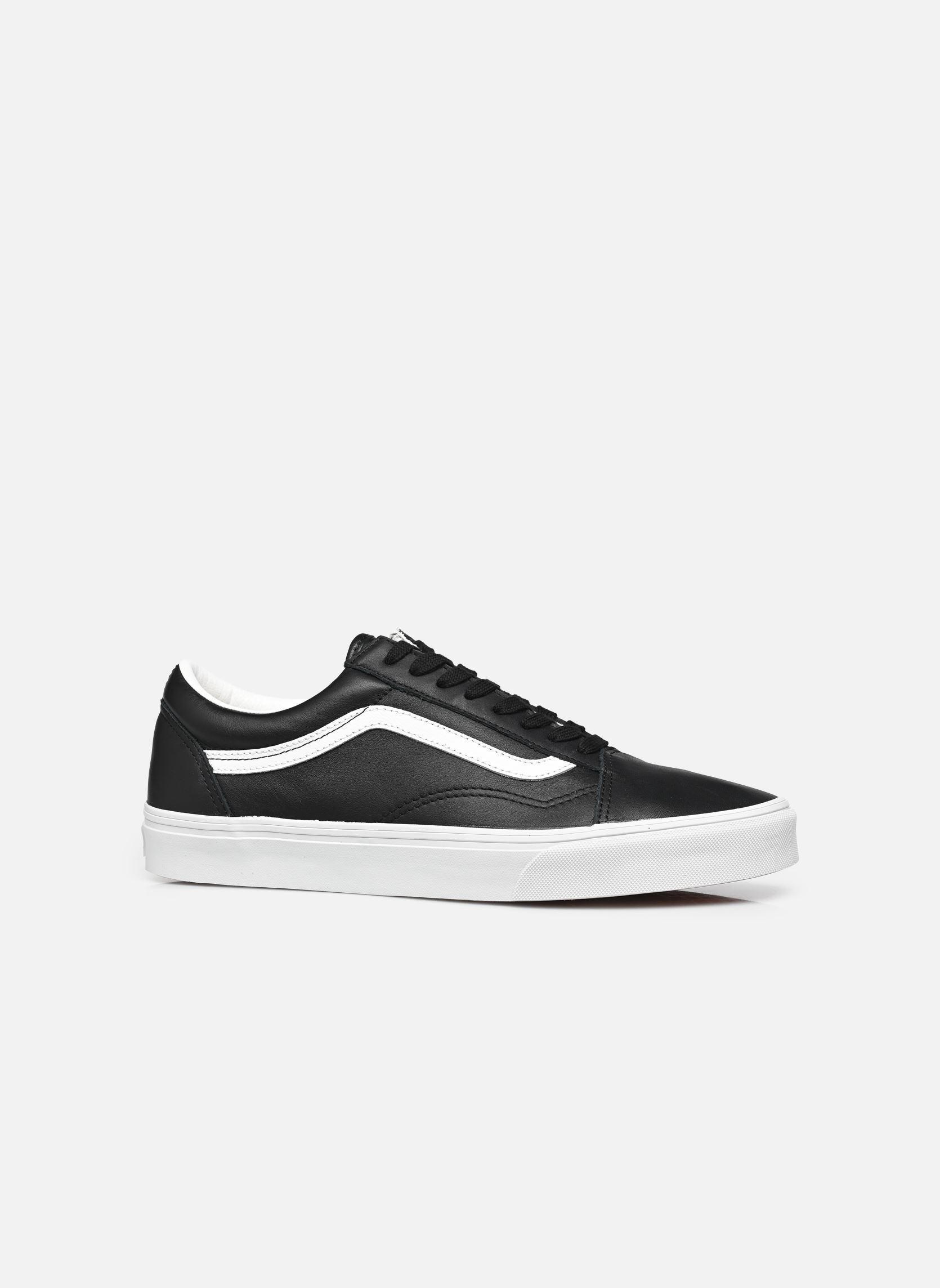 Baskets toile Old Skool LTHR M homme noir Vans Baskets toile Old Skool LTHR M homme noir BLACK/TRUE WHITE