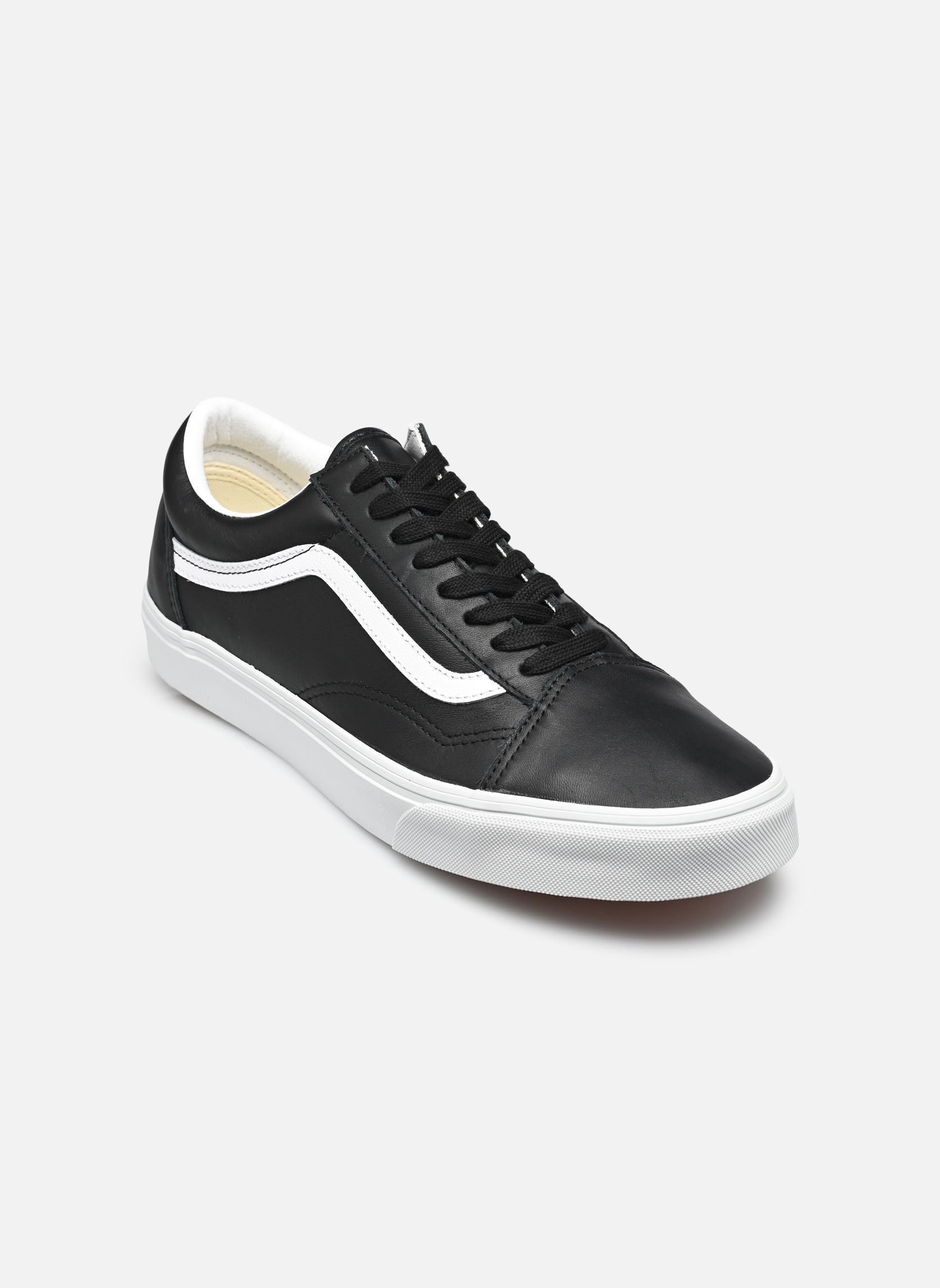 Baskets toile Old Skool LTHR M homme noir Vans Baskets toile Old Skool LTHR M homme noir BLACK/TRUE WHITE