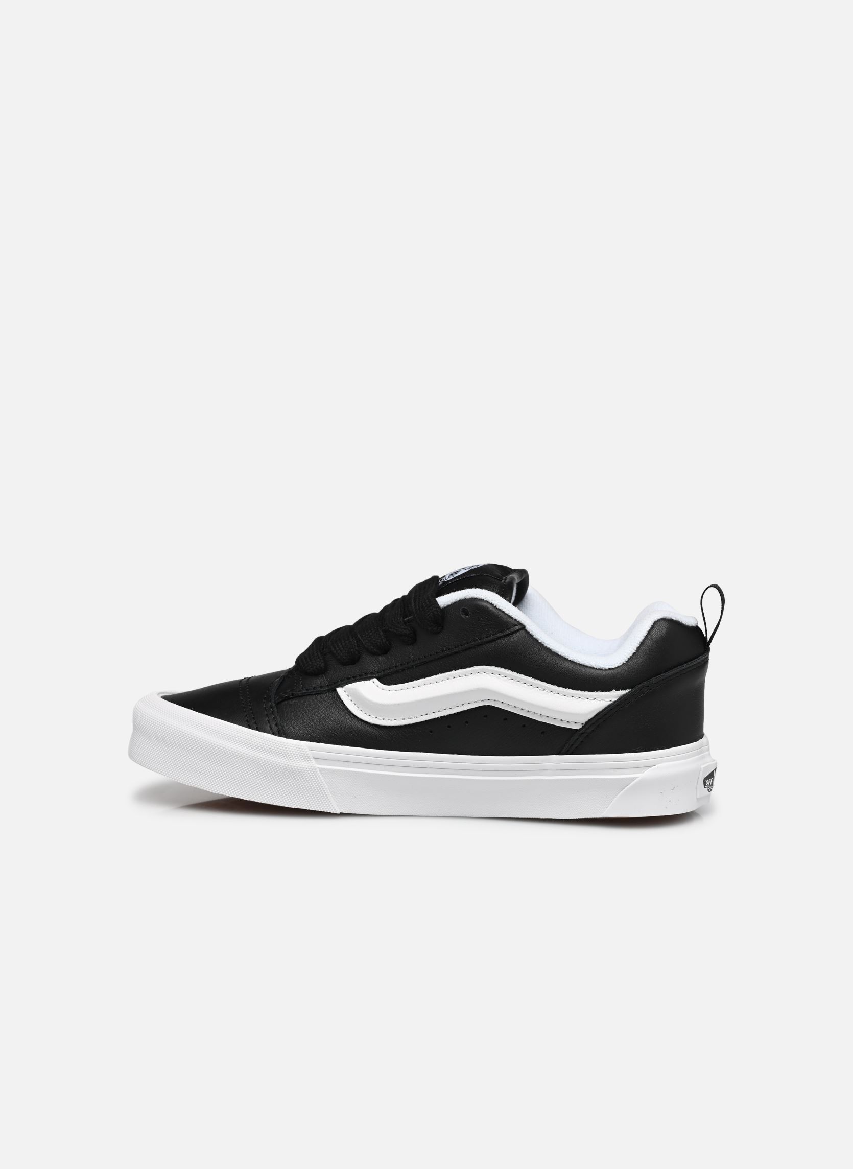 Print sneakers Knu Skool LTHR W dames zwart Vans Print sneakers Knu Skool LTHR W dames zwart BLACK/TRUE WHITE