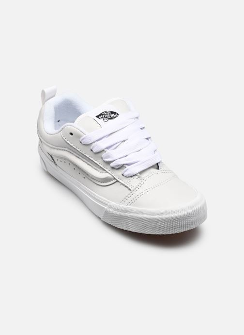 Vans Baskets toile Knu Skool LTHR W femme blanc