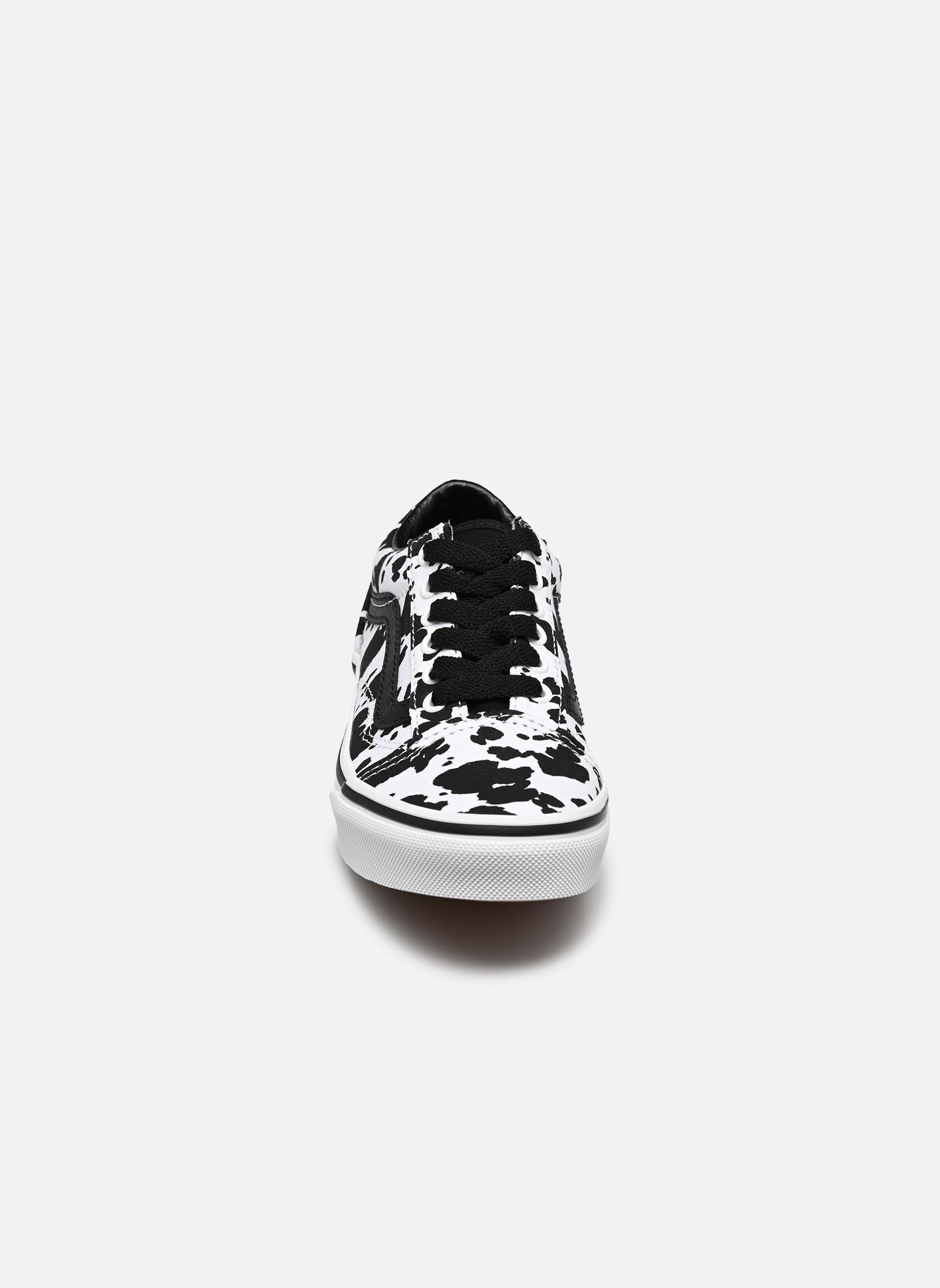 Niedrige Sneaker Old Skool mädchen schwarz Vans Niedrige Sneaker Old Skool mädchen schwarz COW BLACK:WHITE