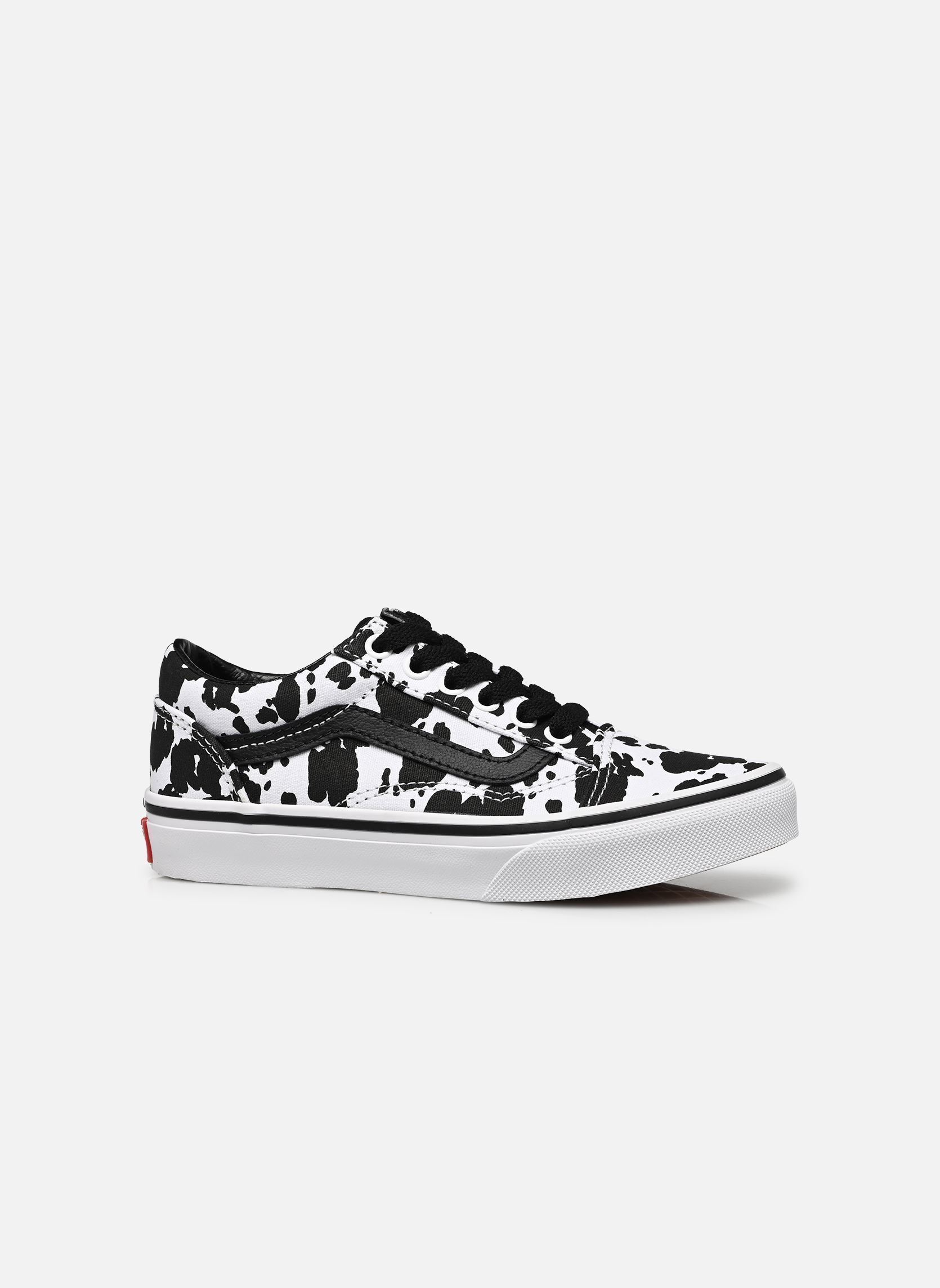 Niedrige Sneaker Old Skool mädchen schwarz Vans Niedrige Sneaker Old Skool mädchen schwarz COW BLACK:WHITE