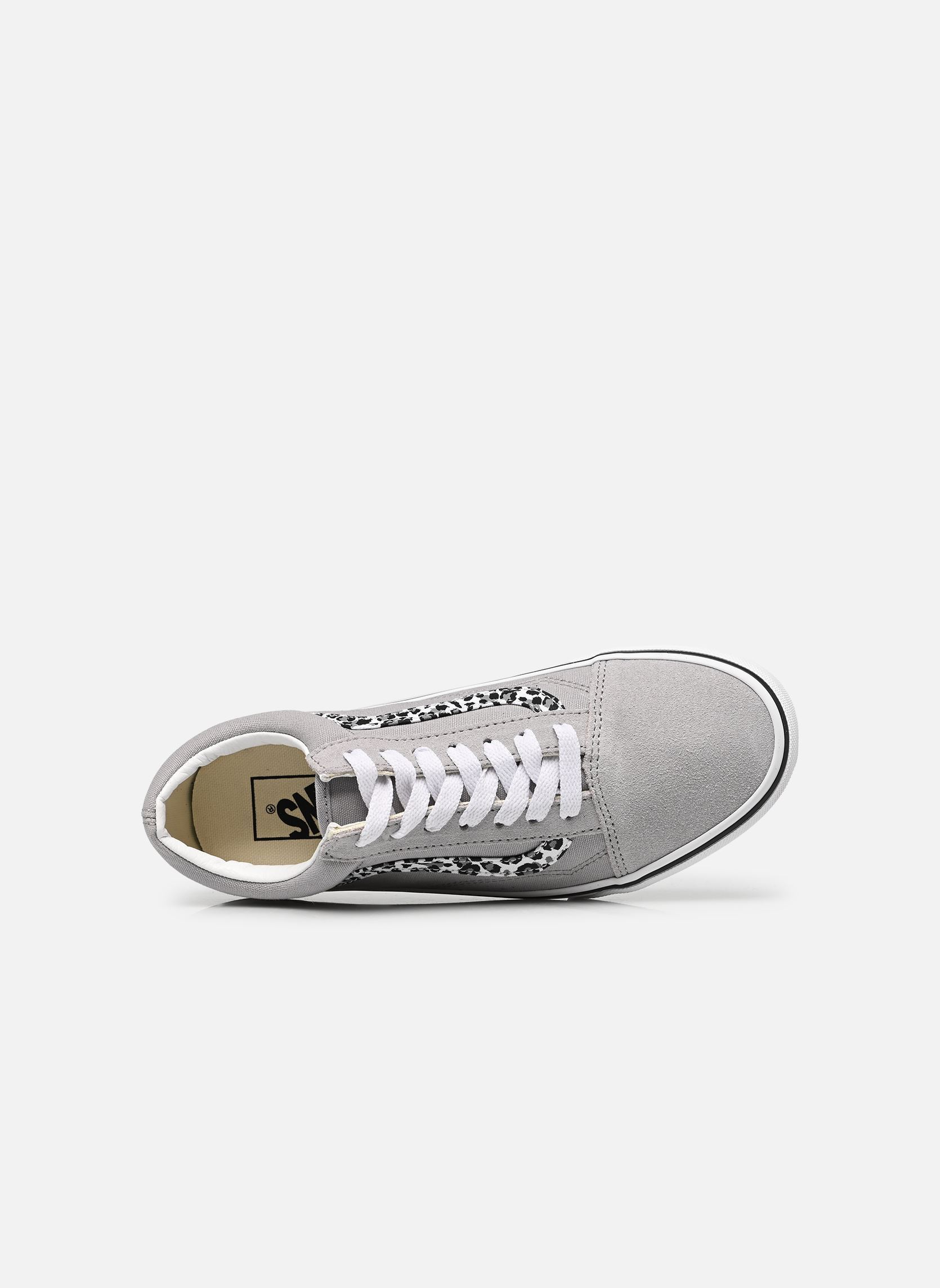 Niedrige Sneaker Old Skool mädchen grau Vans Niedrige Sneaker Old Skool mädchen grau LEOPARD LIGHT GRAY