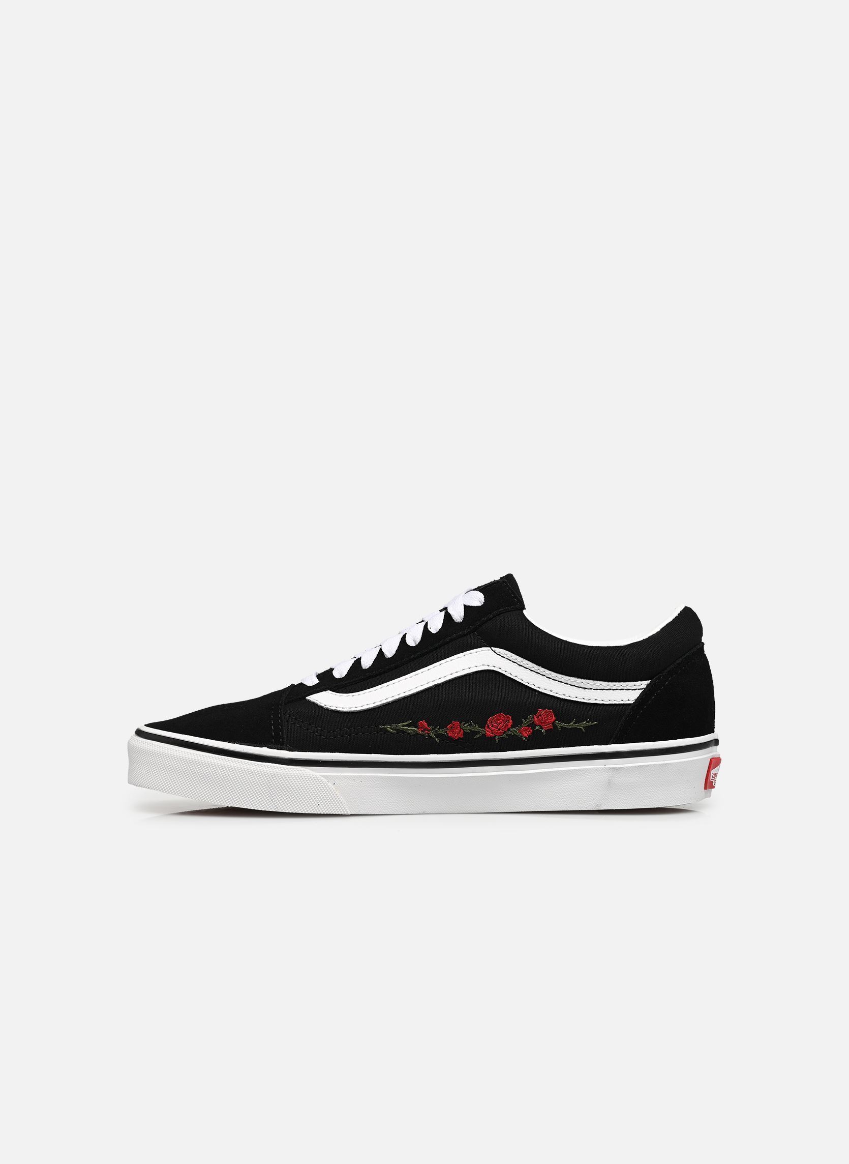 Baskets basses Old Skool femme noir Vans Baskets basses Old Skool femme noir BLACK/RED FLORAL