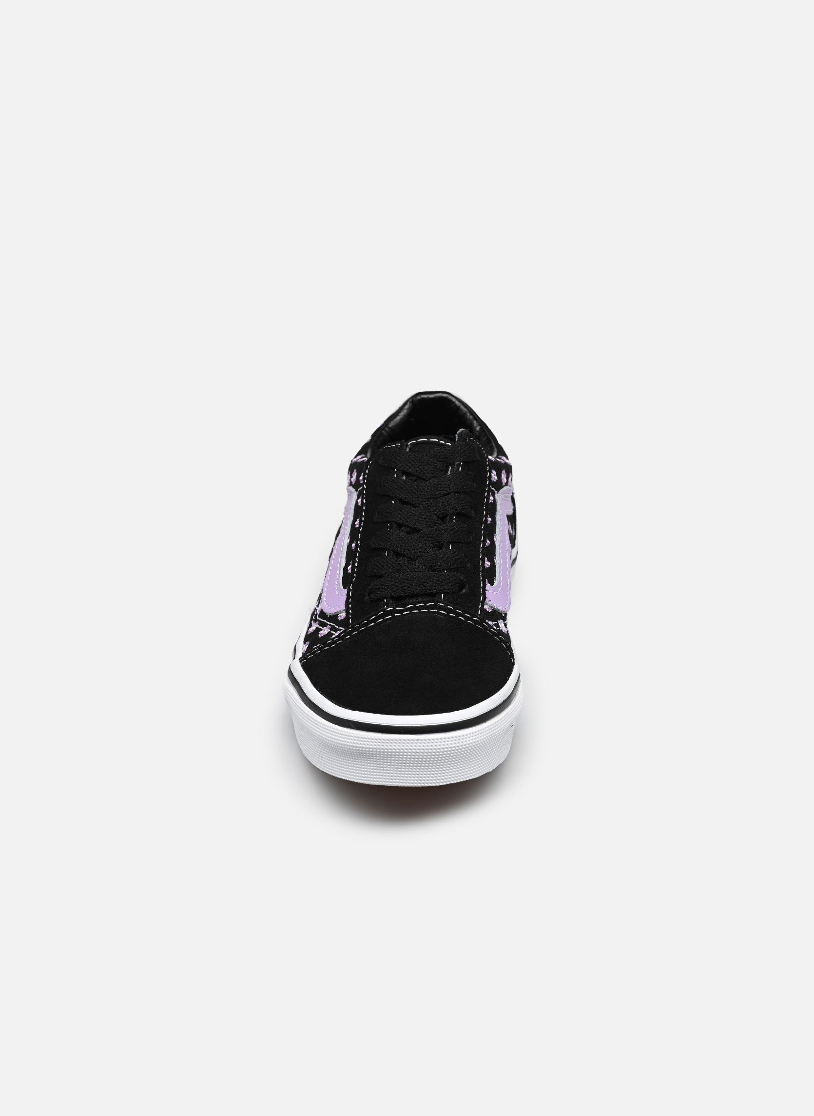 Baskets basses Old Skool fille noir Vans Baskets basses Old Skool fille noir PRP - FLORAL EMBROIDERY PURPL