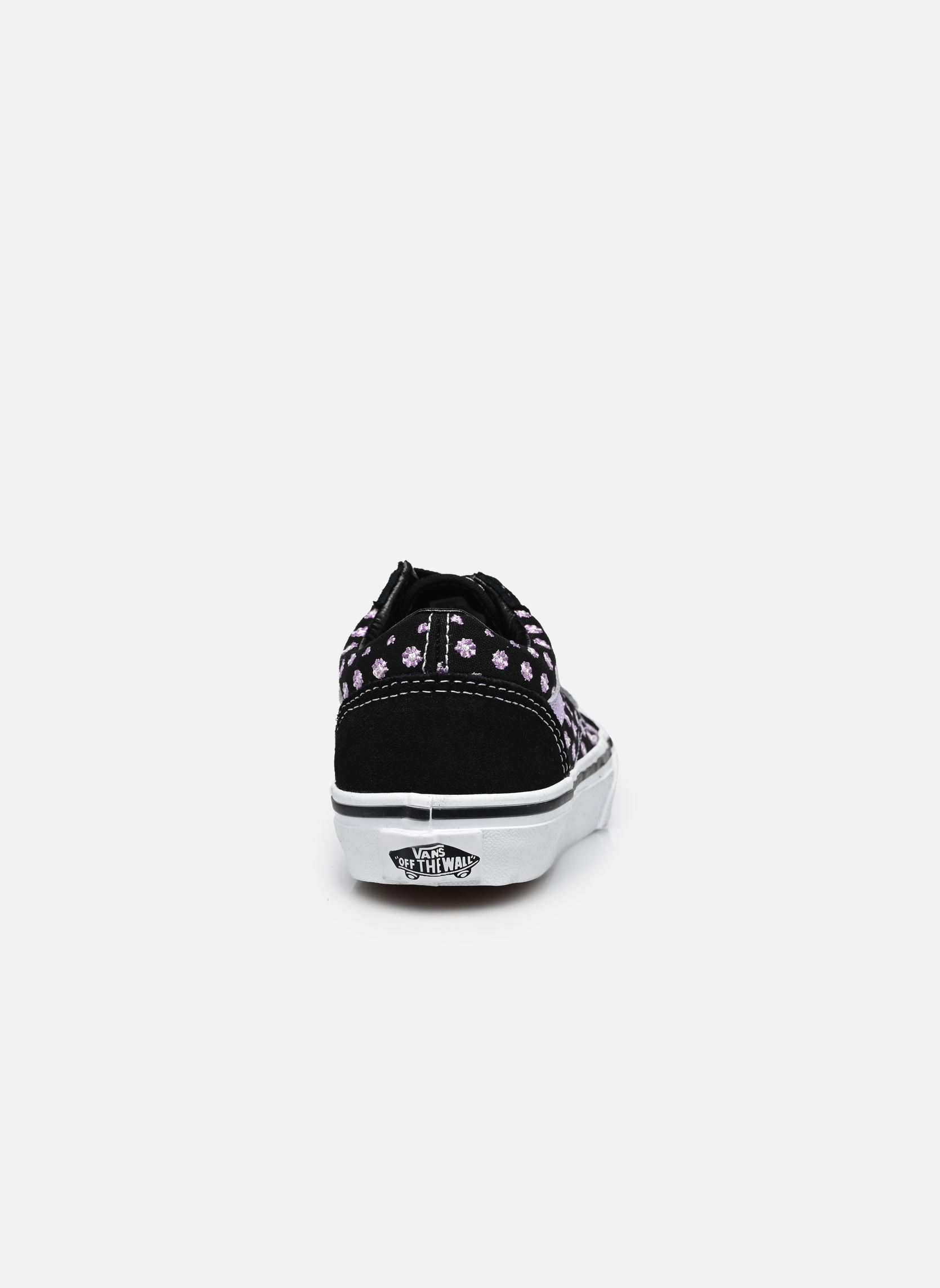 Baskets basses Old Skool fille noir Vans Baskets basses Old Skool fille noir PRP - FLORAL EMBROIDERY PURPL