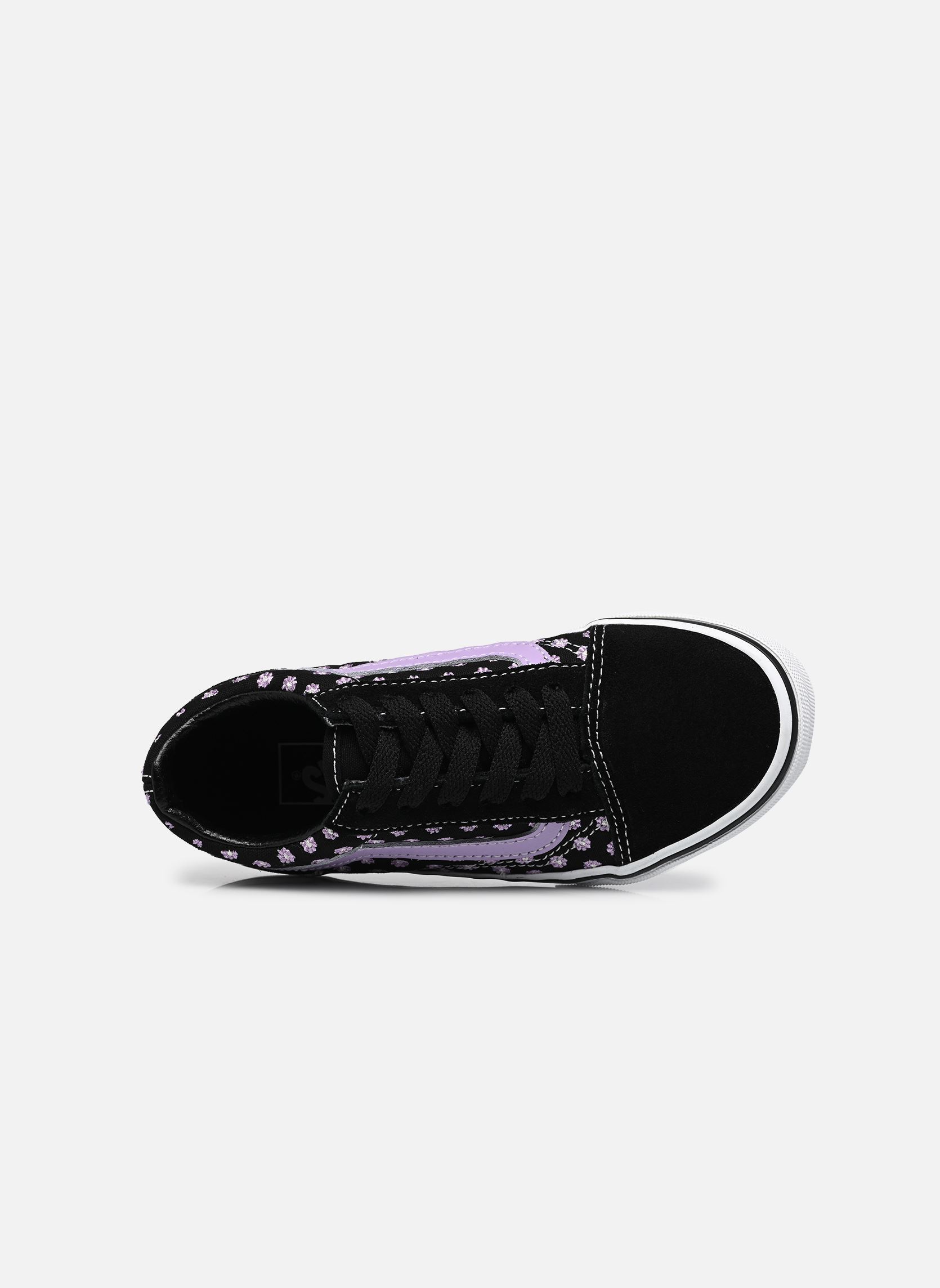 Baskets basses Old Skool fille noir Vans Baskets basses Old Skool fille noir PRP - FLORAL EMBROIDERY PURPL