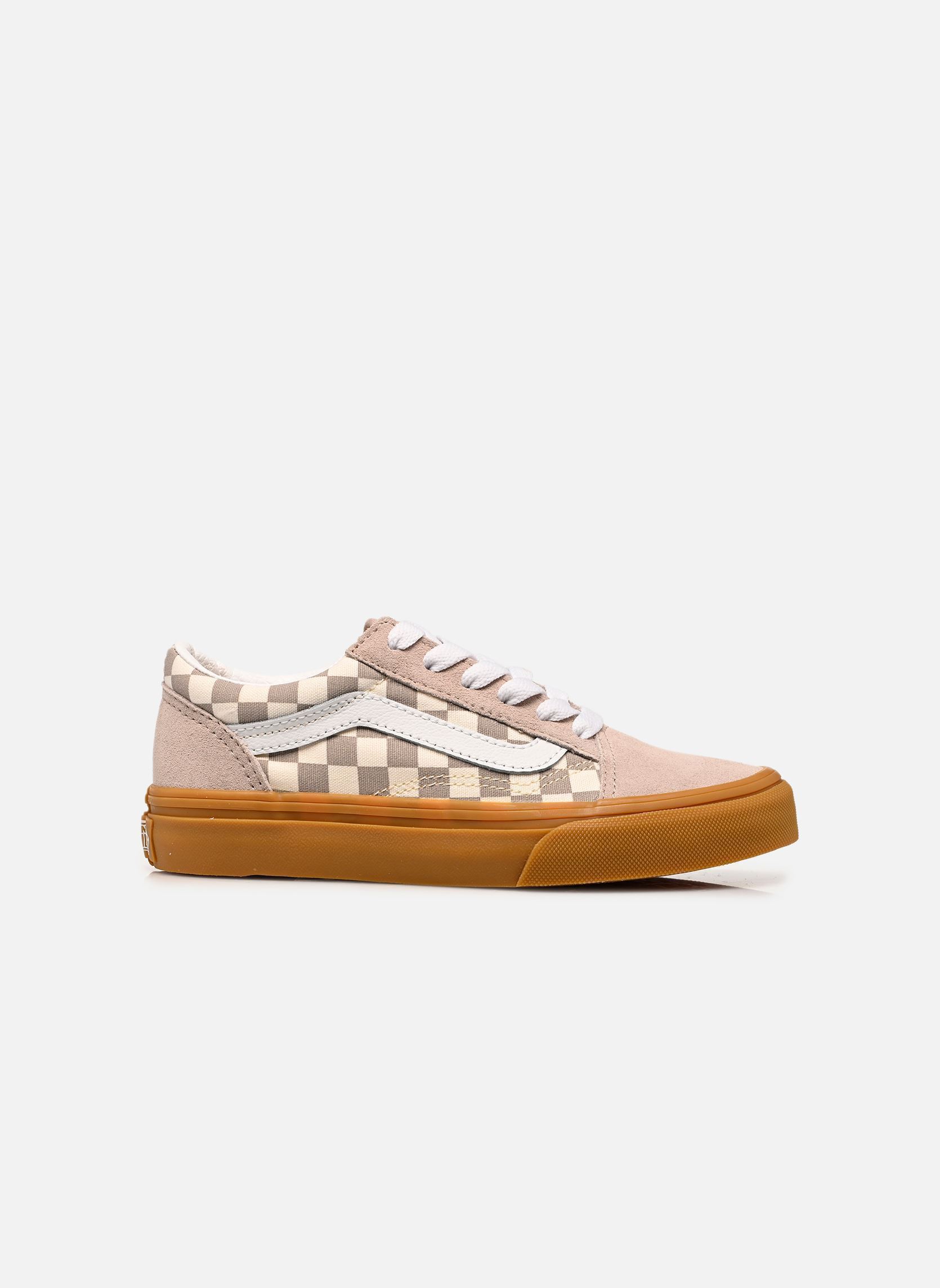 Baskets basses Old Skool garçon gris Vans Baskets basses Old Skool garçon gris H2B - GUM CHECK MUSHROOM