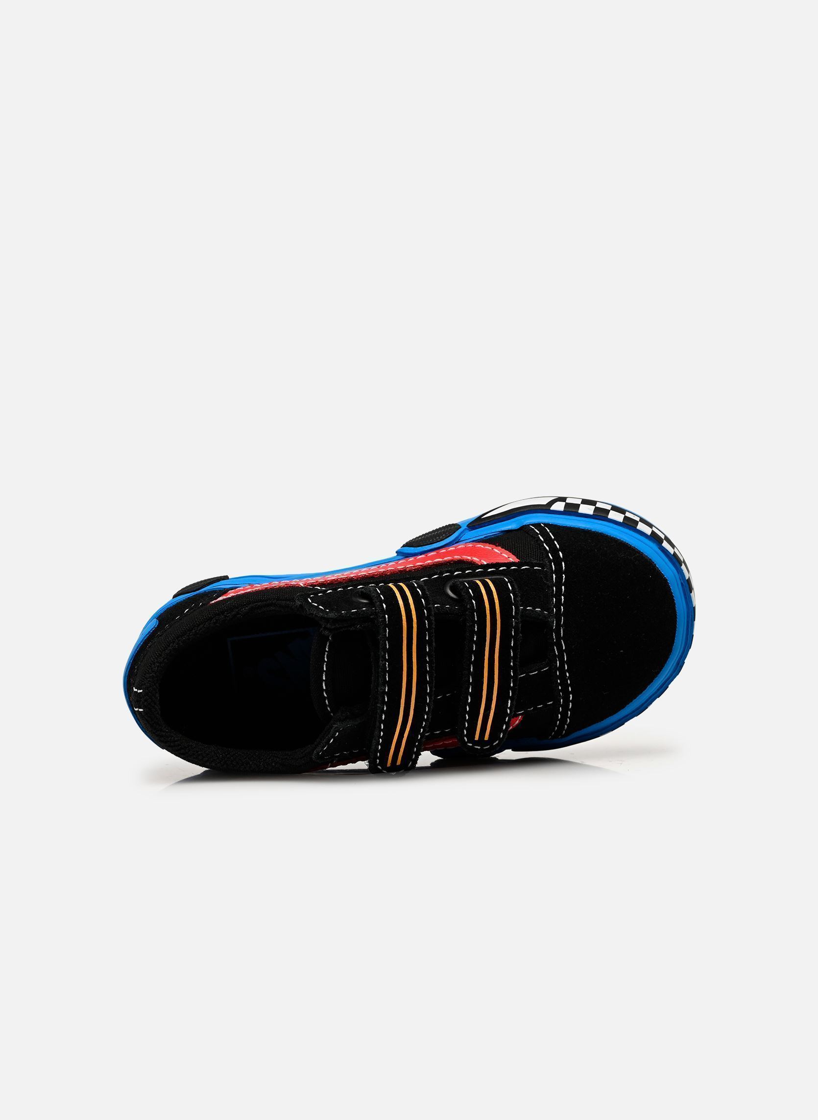 Niedrige Sneaker Old Skool V Car jungen schwarz Vans Niedrige Sneaker Old Skool V Car jungen schwarz Y61 - BLACK/BLUE
