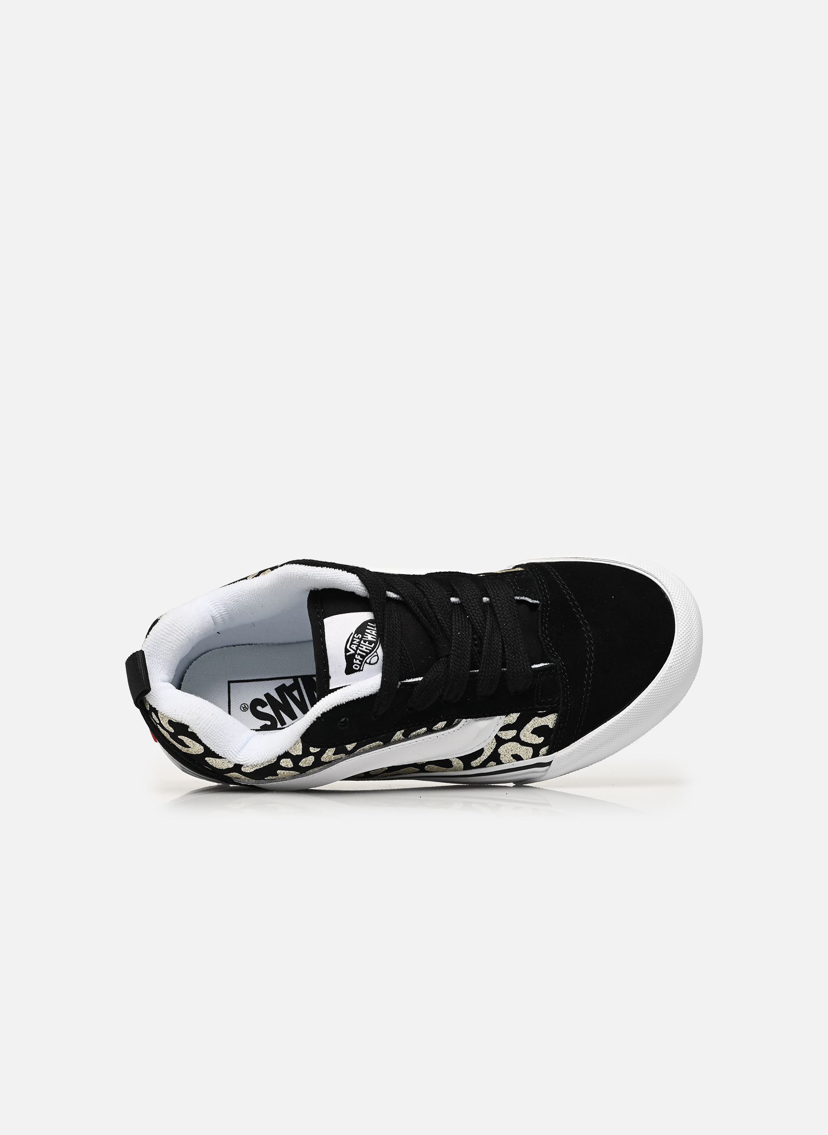 Niedrige Sneaker Knu Skool BB mädchen schwarz Vans Niedrige Sneaker Knu Skool BB mädchen schwarz BM8 - GLITTER LEOPARD BLACK