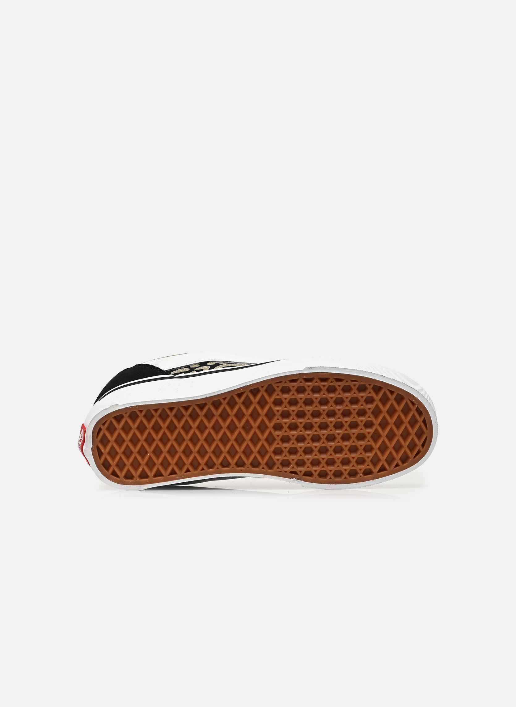 Niedrige Sneaker Knu Skool BB mädchen schwarz Vans Niedrige Sneaker Knu Skool BB mädchen schwarz BM8 - GLITTER LEOPARD BLACK