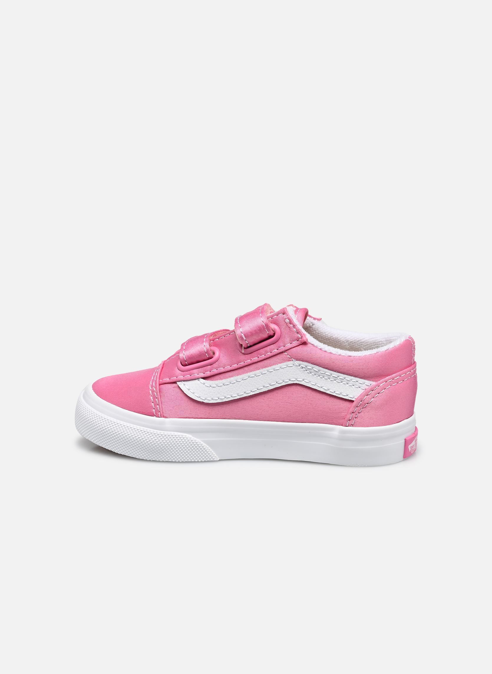 Baskets basses Old Skool V Bow fille rose Vans Baskets basses Old Skool V Bow fille rose FRQ - PINK FIZZ