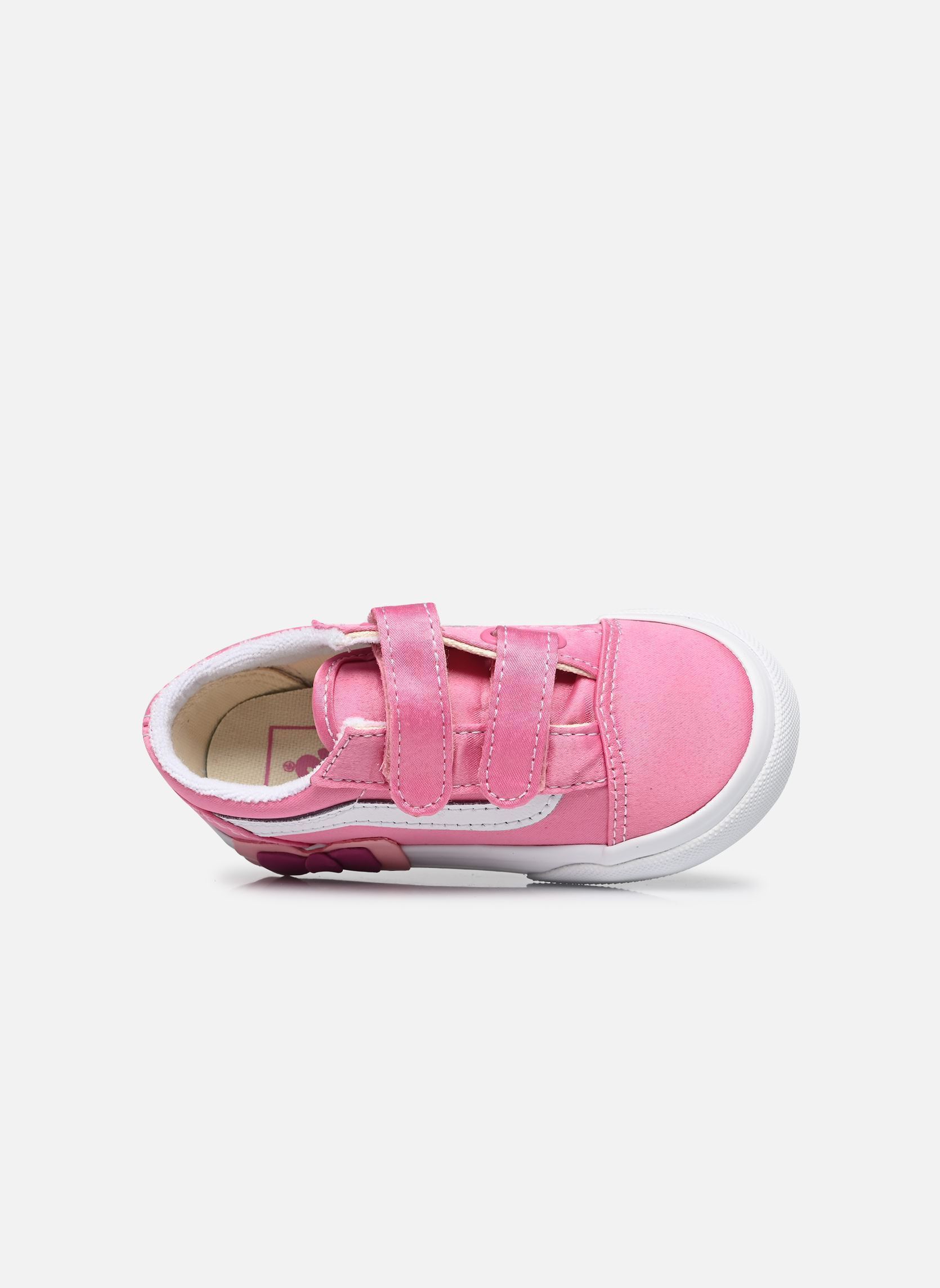 Baskets basses Old Skool V Bow fille rose Vans Baskets basses Old Skool V Bow fille rose FRQ - PINK FIZZ