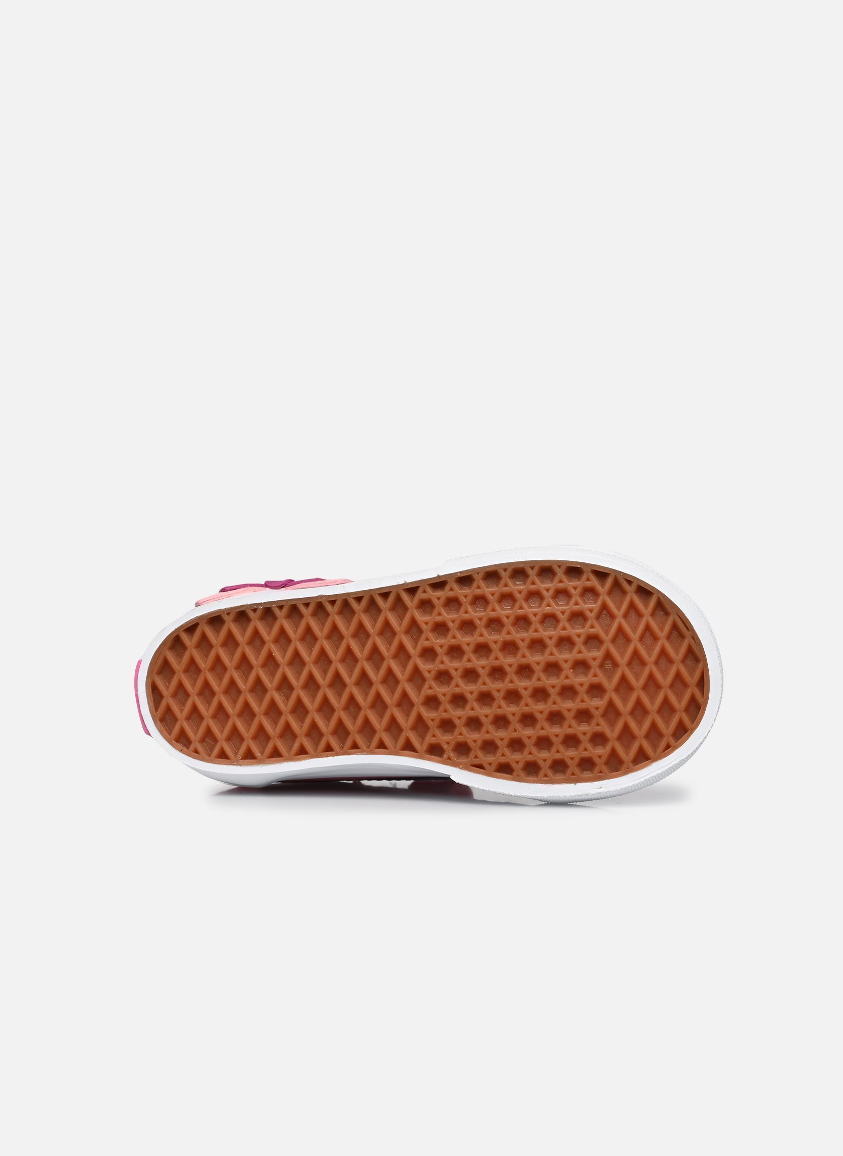 Baskets basses Old Skool V Bow fille rose Vans Baskets basses Old Skool V Bow fille rose FRQ - PINK FIZZ